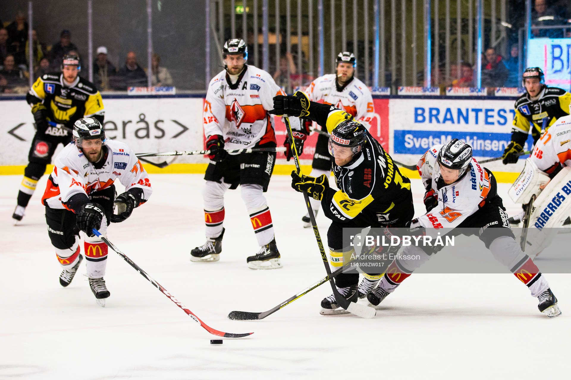 Karlskronas Jimmie Svensson (v) och Filip Cruseman (h)