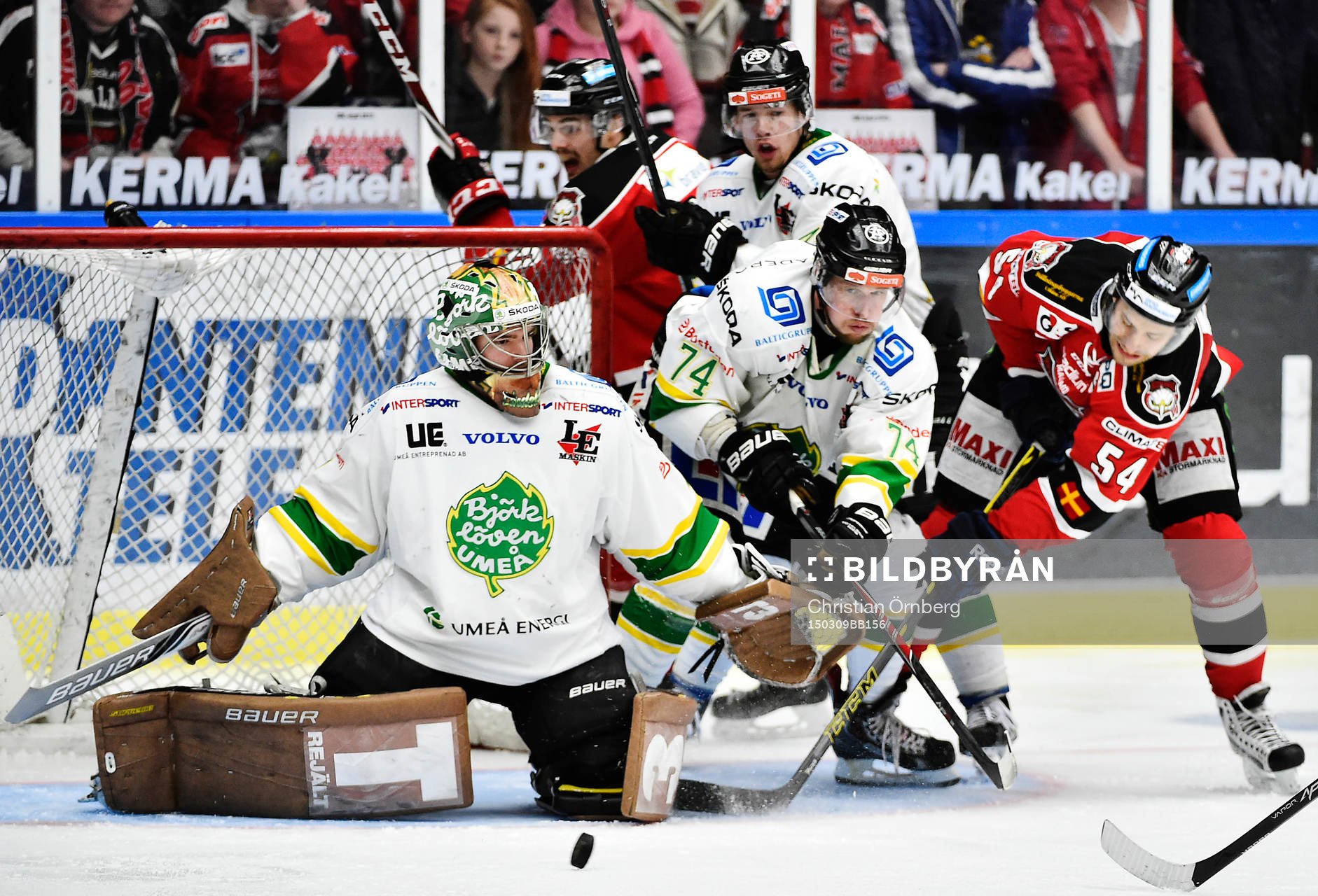 Björklövens Stefan Öhman och Malmö Redhawks Fabian