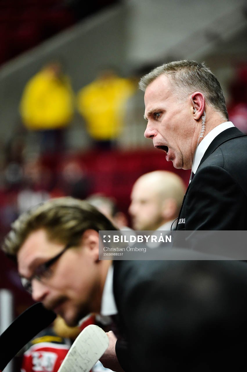 Malmö Redhawks tränare Mats Lusth