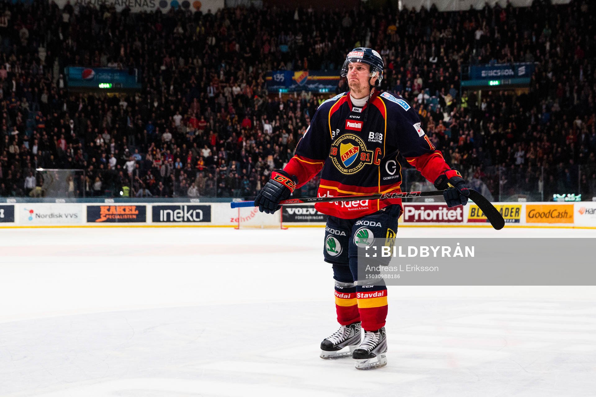 Djurgårdens Joakim Eriksson deppar