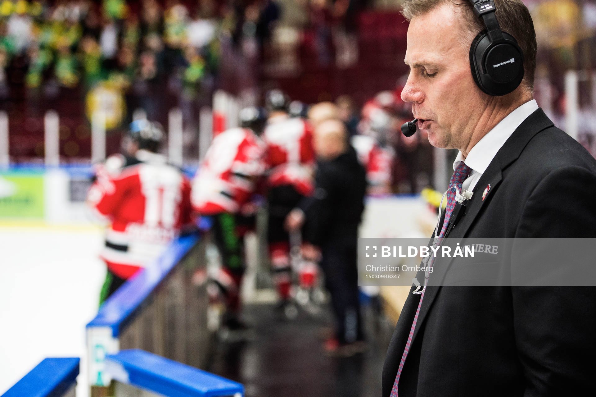 Malmö Redhawks tränare Mats Lusth
