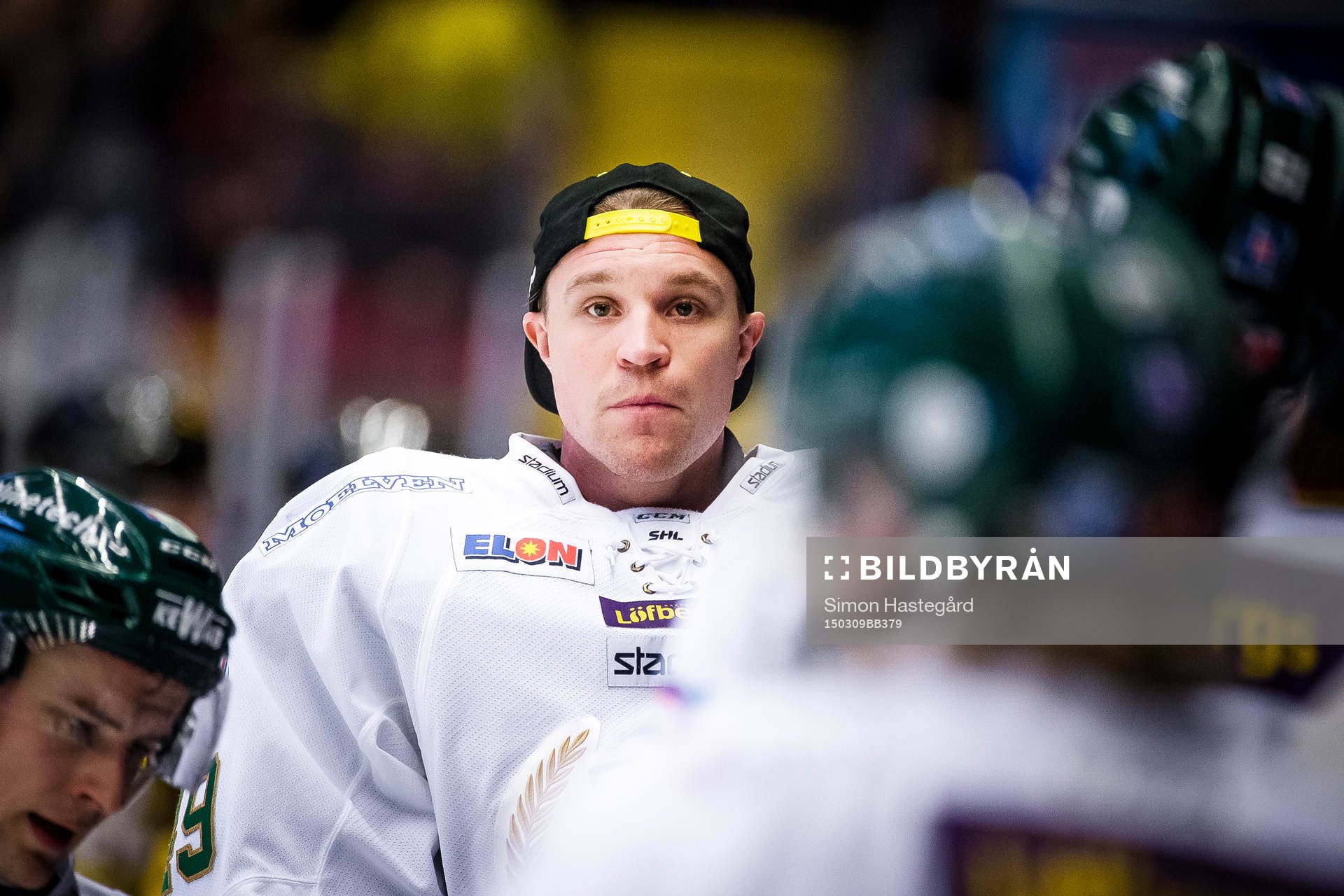 Färjestads målvakt Justin Pogge