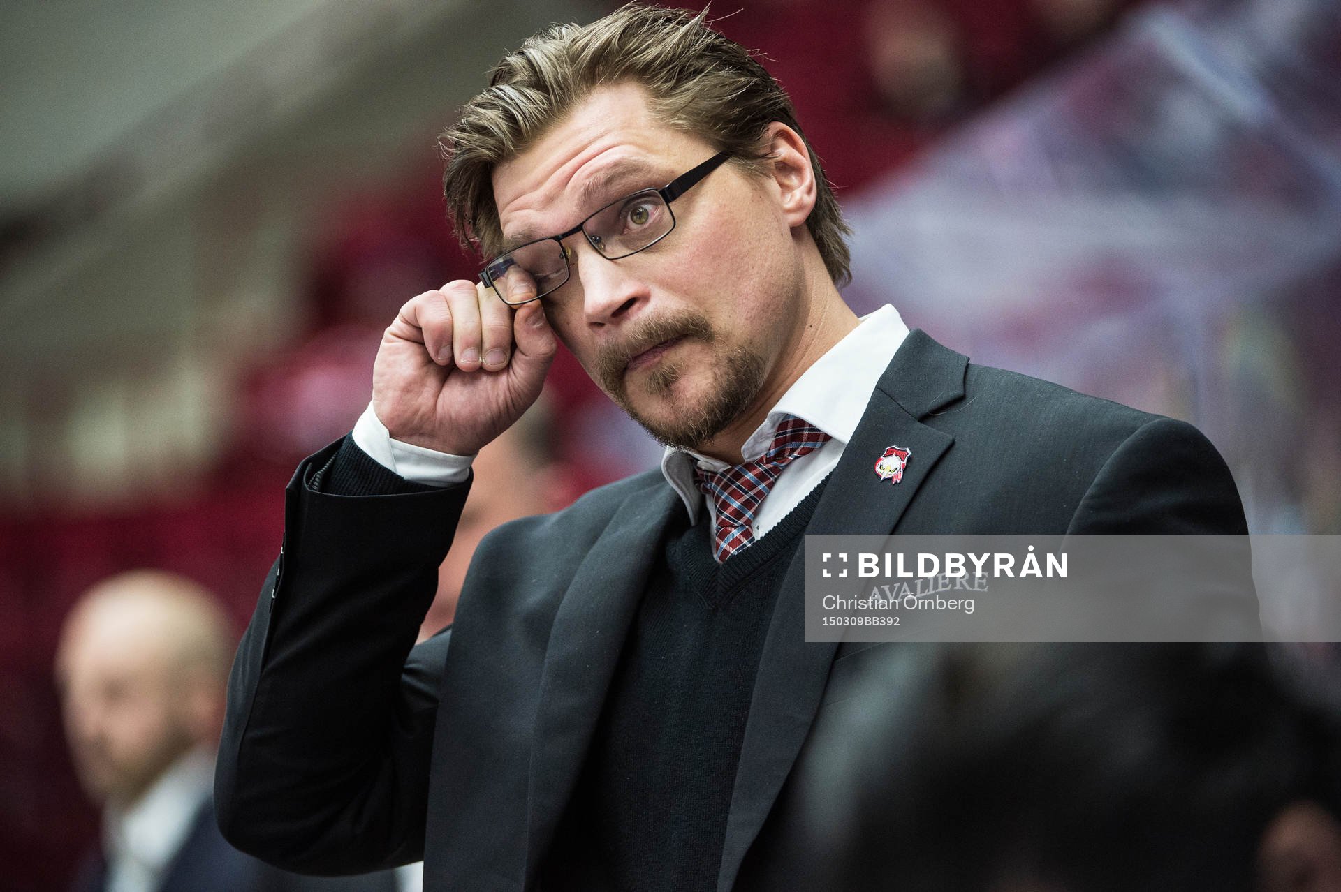 Malmö Redhawks assisterande tränare Björn Hellkvist tar