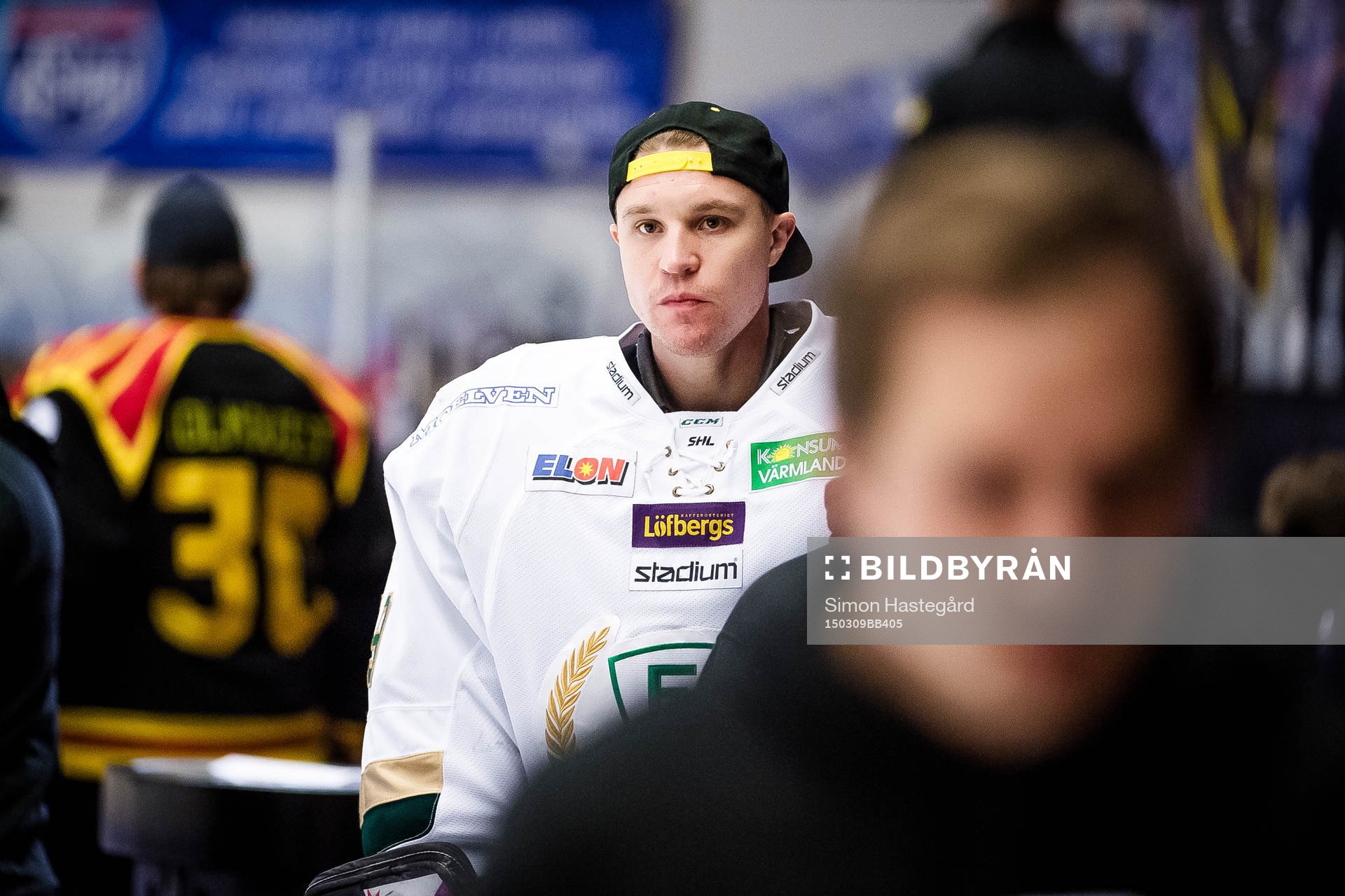 Färjestads målvakt Justin Pogge