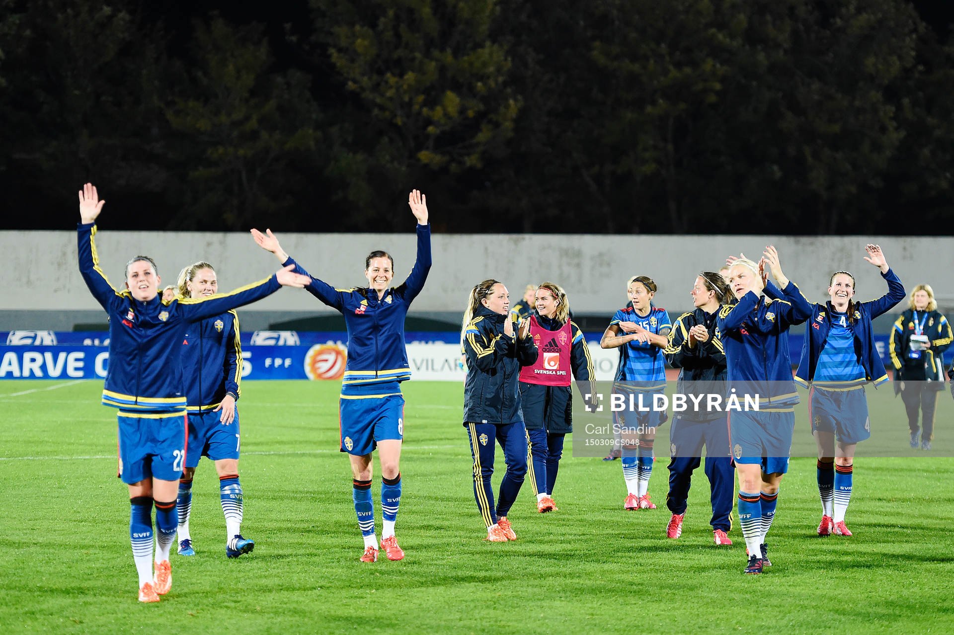 Sveriges Olivia Schough, Lotta Schelin, Nilla Fischer och