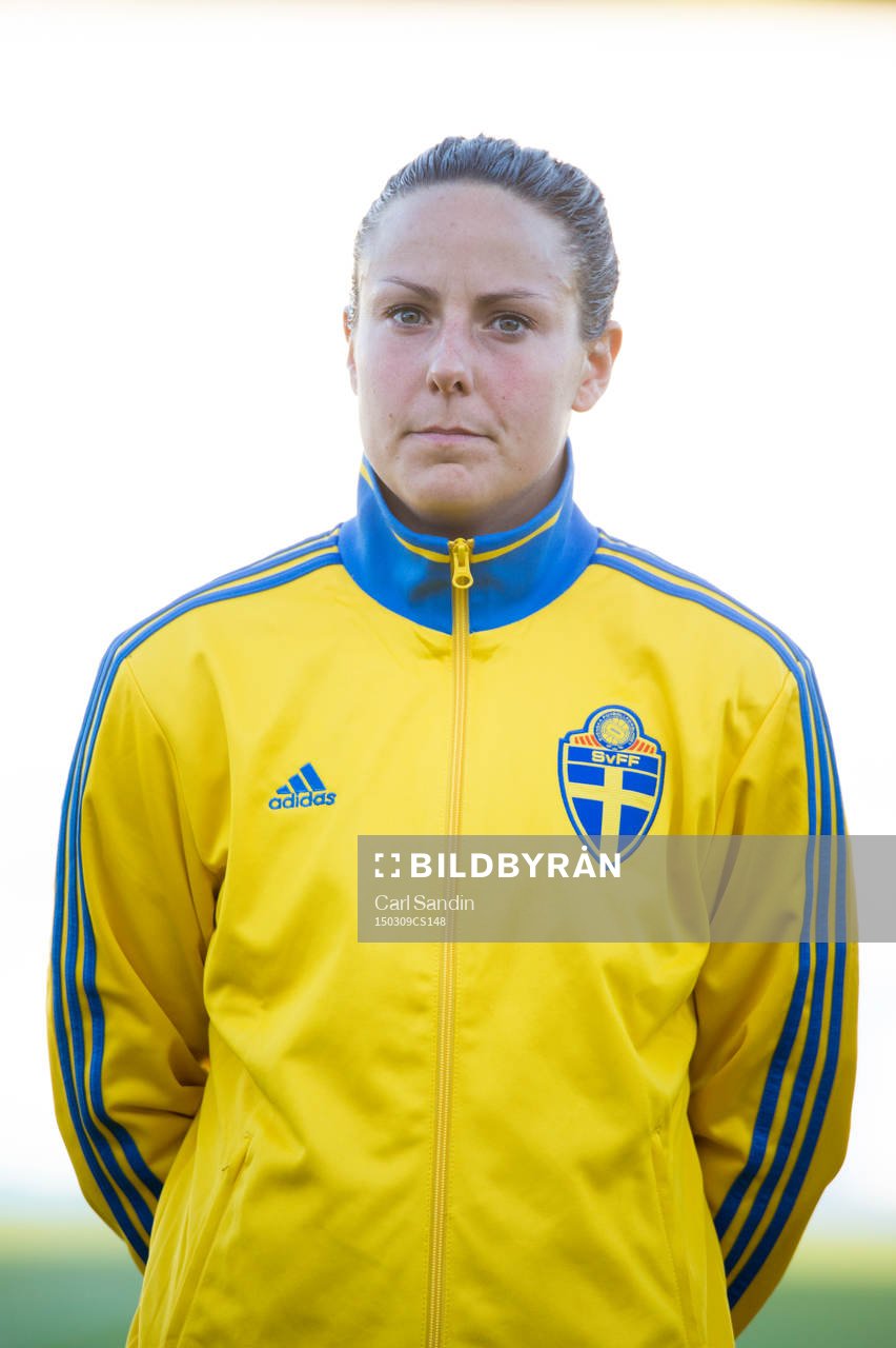 Sveriges målvakt Carola Söberg