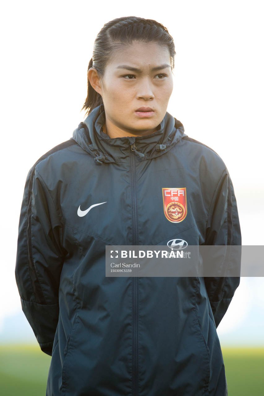 Kinas målvakt Wang Fei