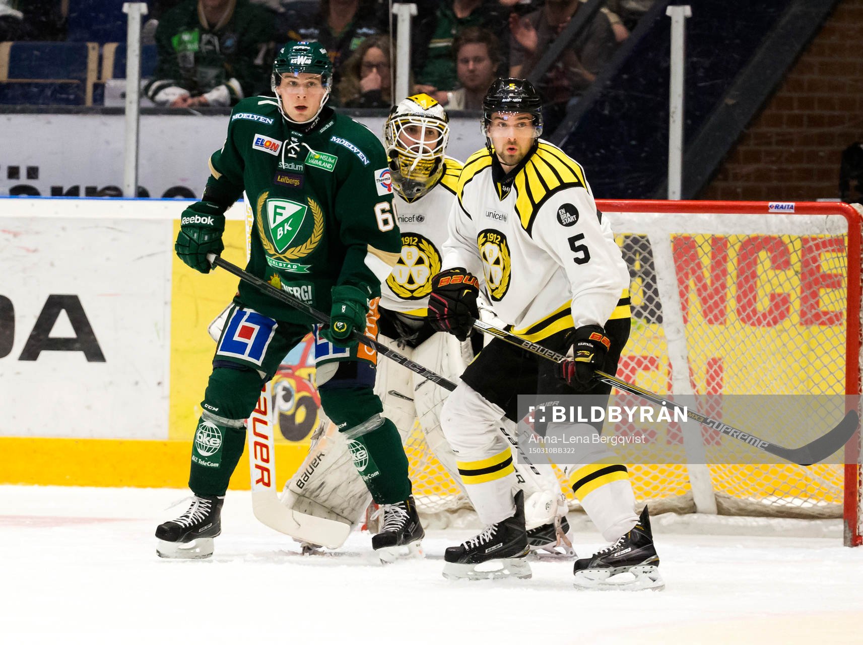Färjestads Tero Koskiranta och Brynäs Lukas Kilström