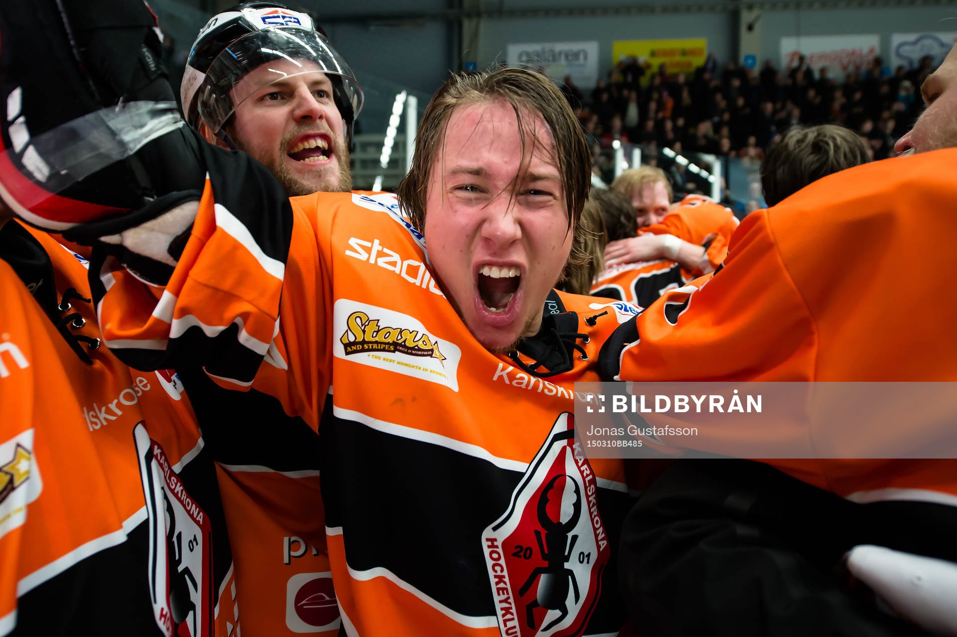 Karlskronas Filip Cruseman  jublar
