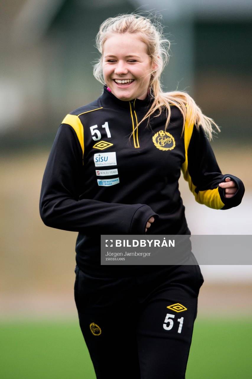 Glad tjej