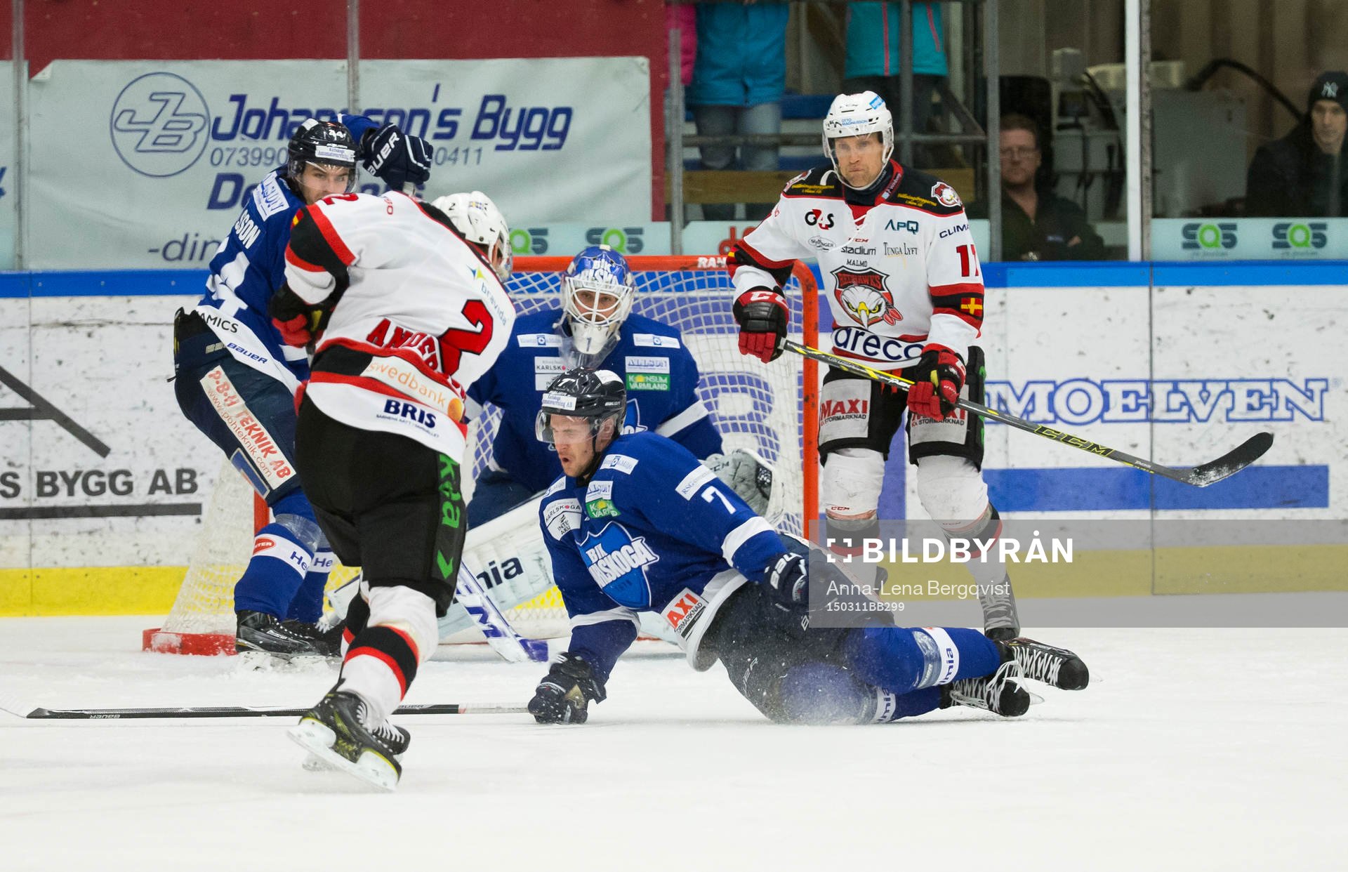 Malmö Redhawks Nils Andersson och Mathias Tjärnqvist