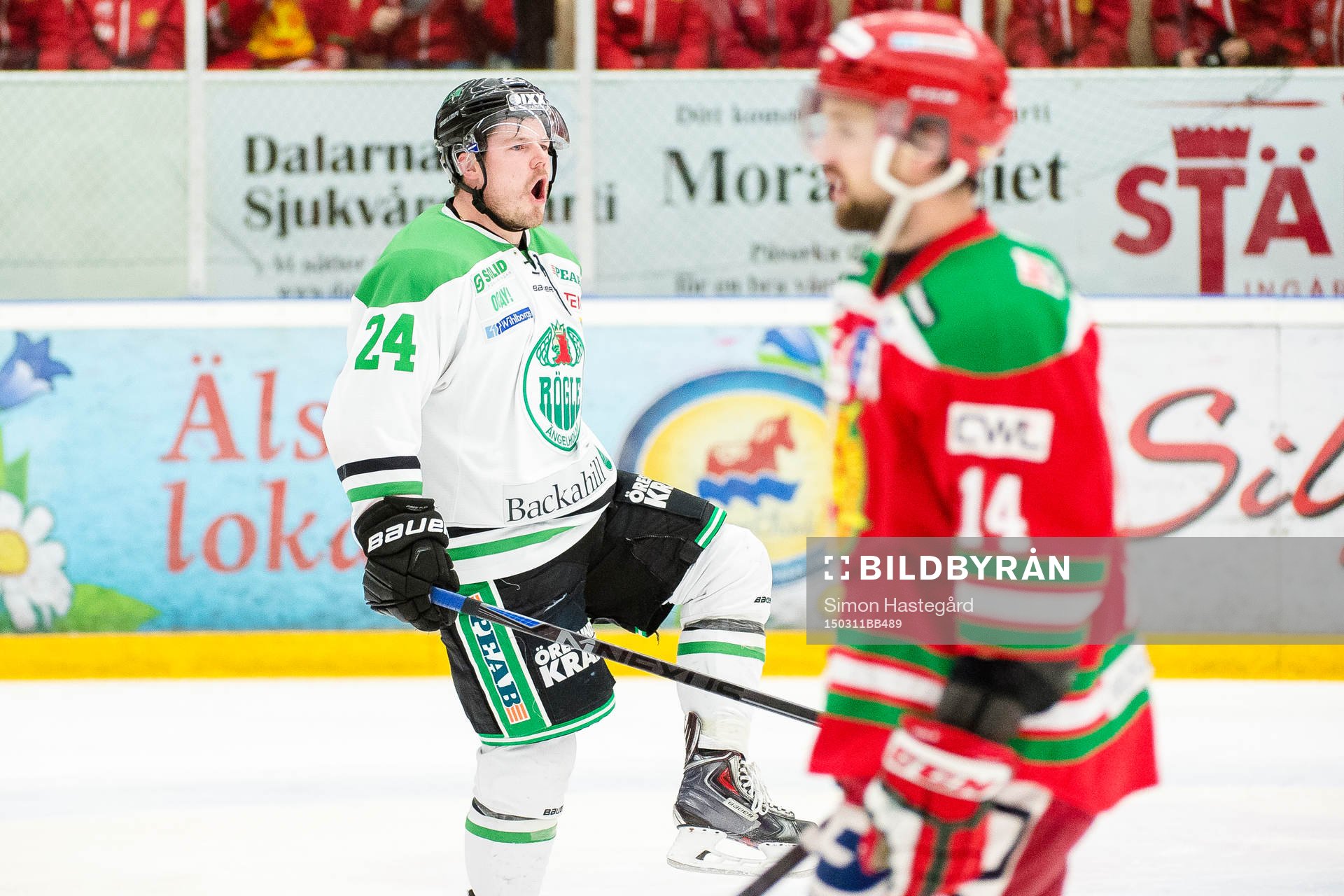 Rögles Peter LeBlanc jublar