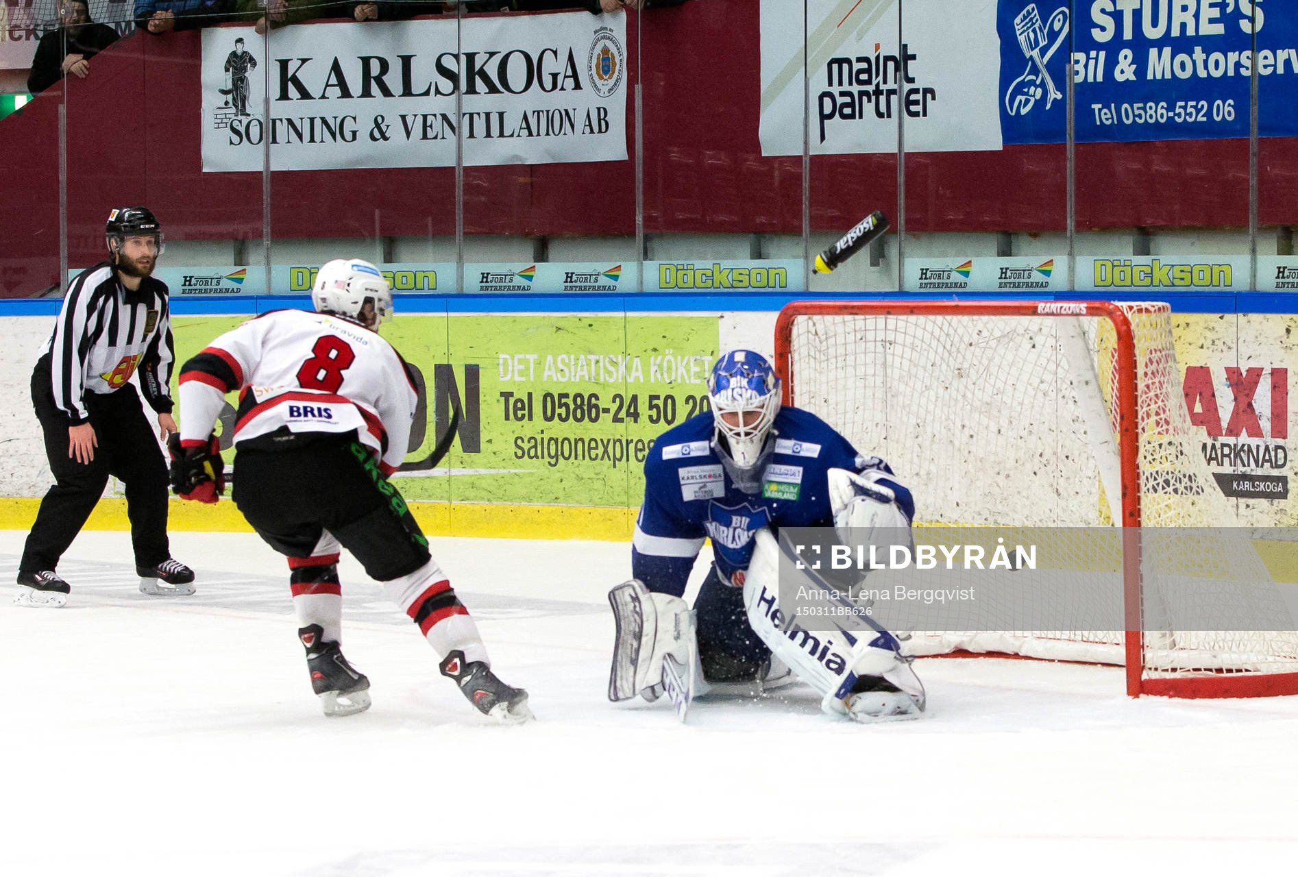 Malmö Redhawks Tony Romano sätter straffen bakom