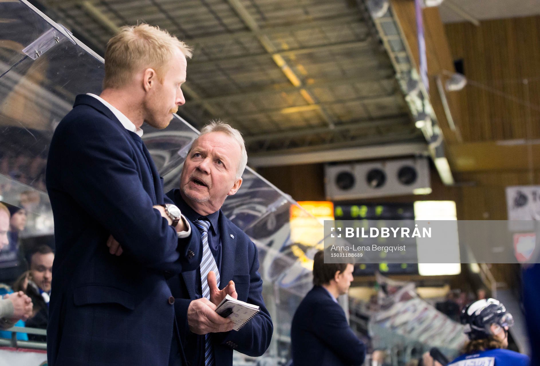 Karlskogas tränare Lenny Eriksson och assisterande