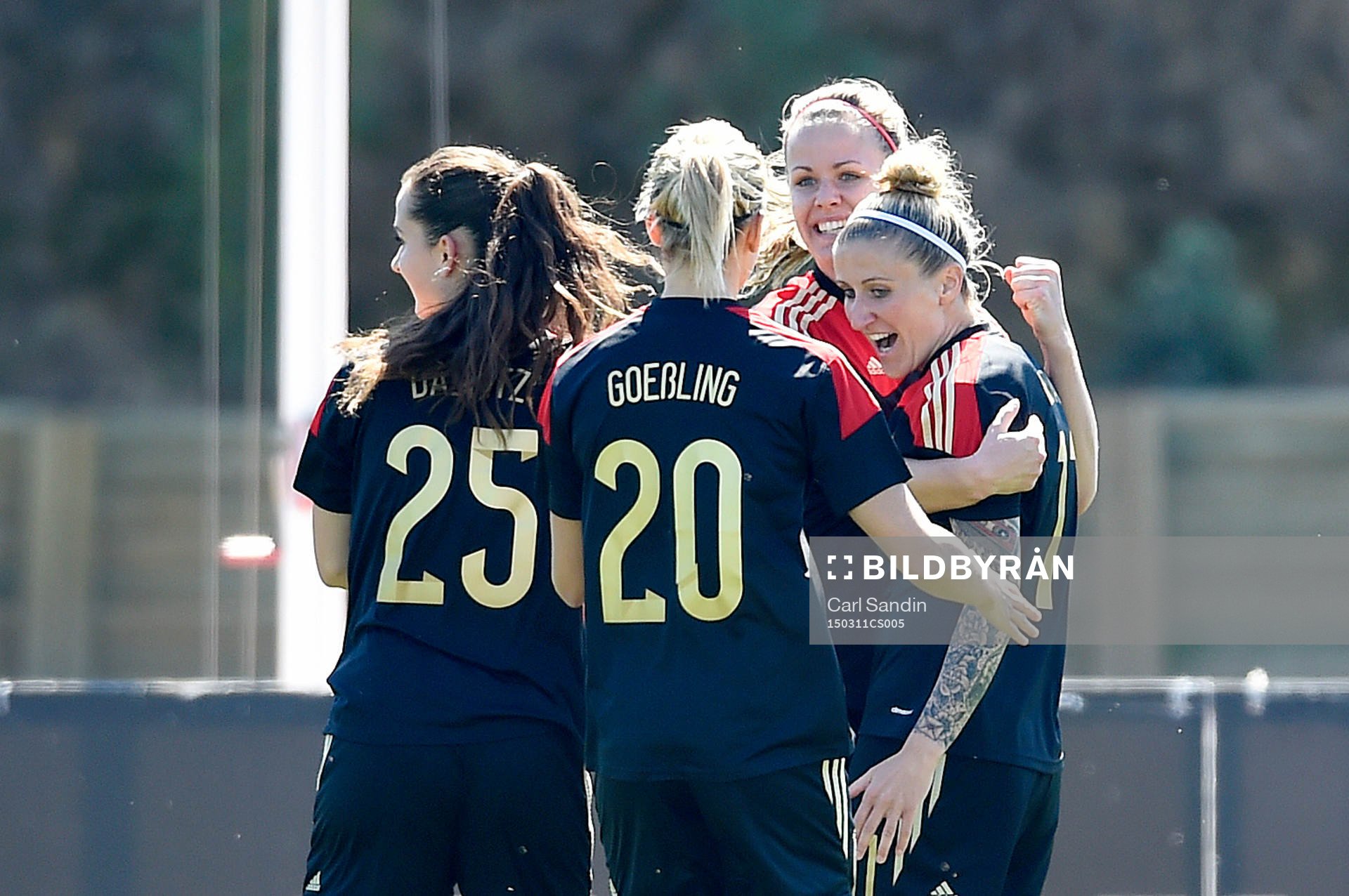 Tysklands Anja Mittag jublar