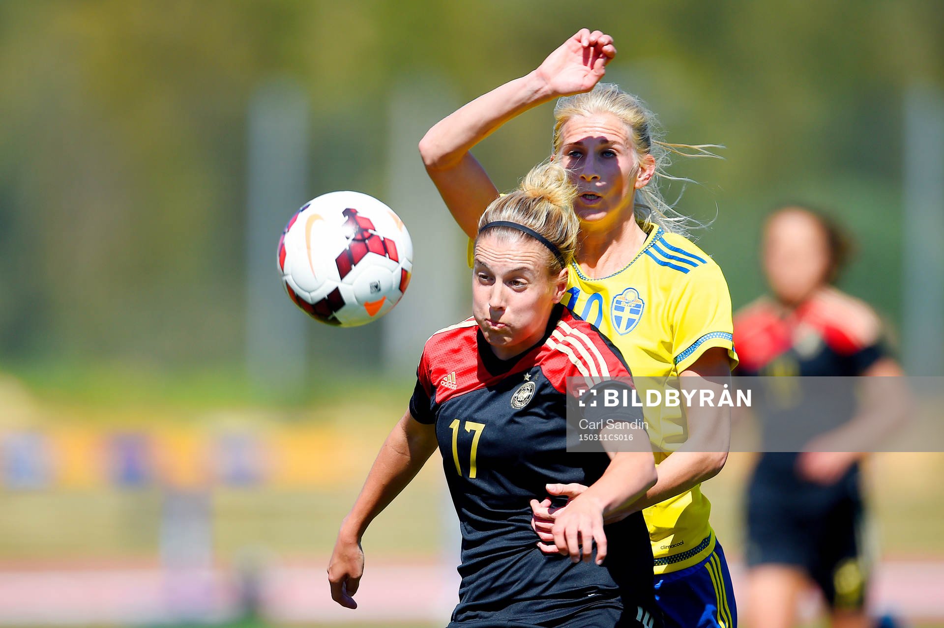 Tysklands Jennifer Cramer och Sveriges Sofia Jakobsson