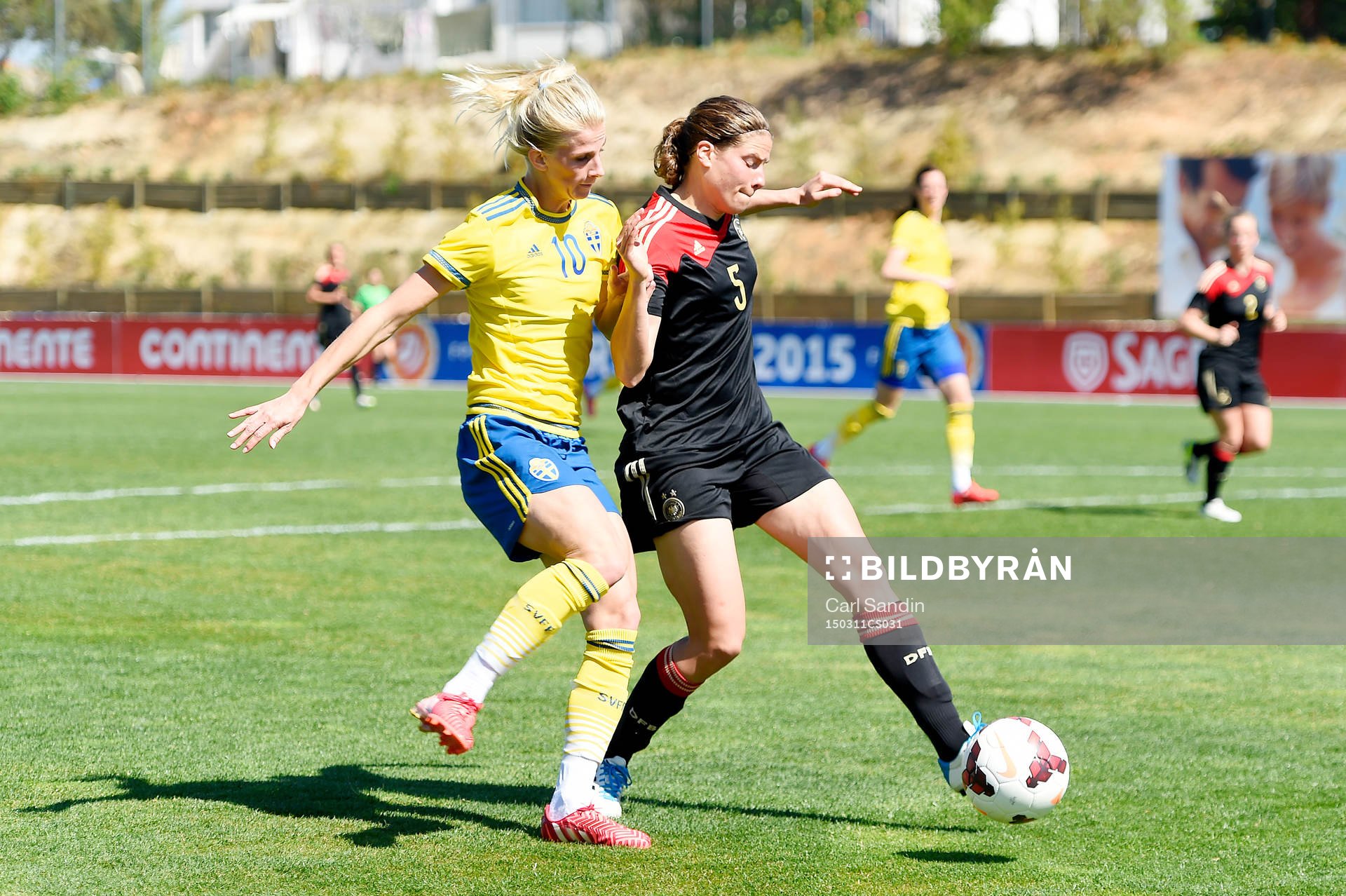 Sveriges Sofia Jakobsson och Tysklands Annike Krahn