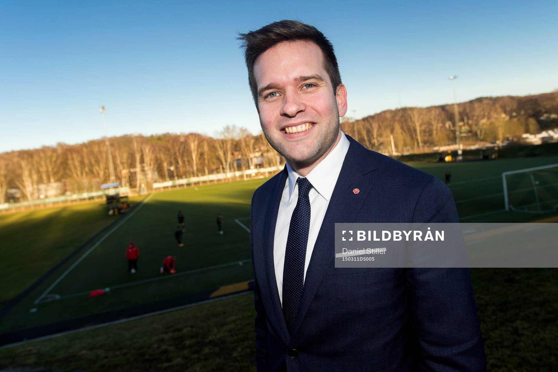Idrottsministern Gabriel Wikström fotograferad