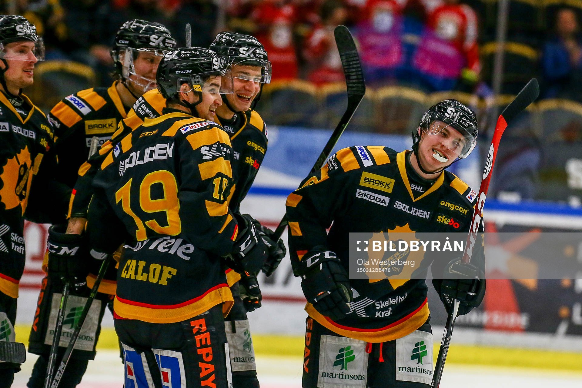 Skellefteås Sebastian Aho jublar