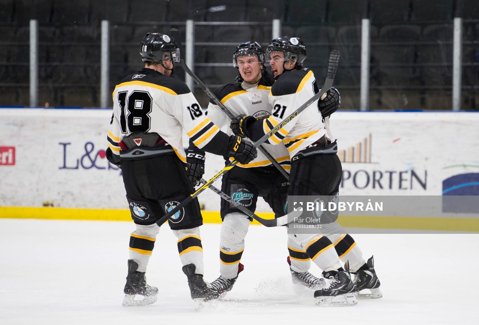 Panterns Fredrik Hetta, Fabian Lundh  jublar