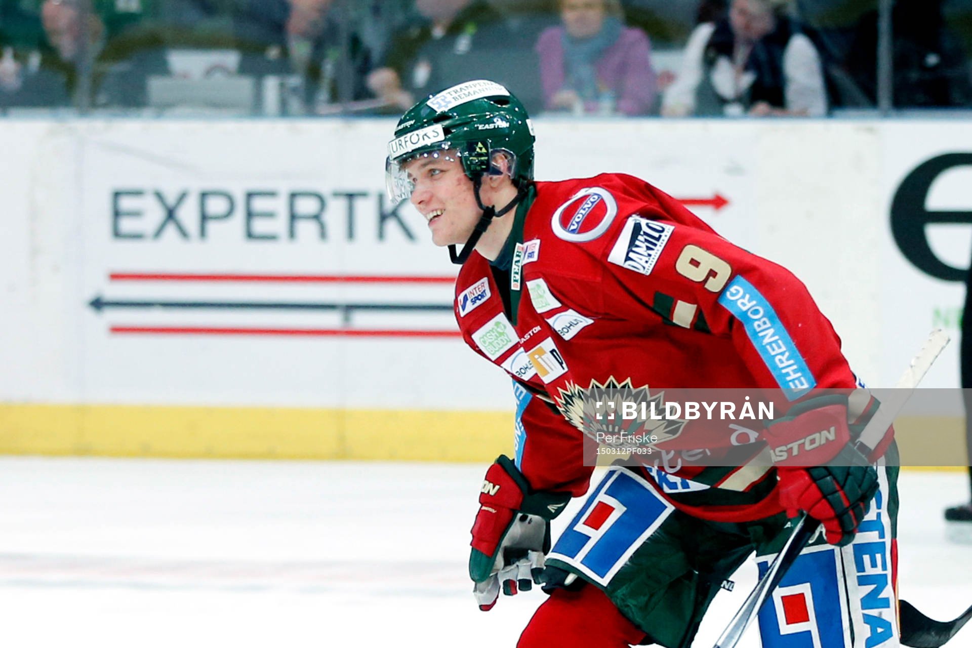 Frölundas Max Görtz jublar