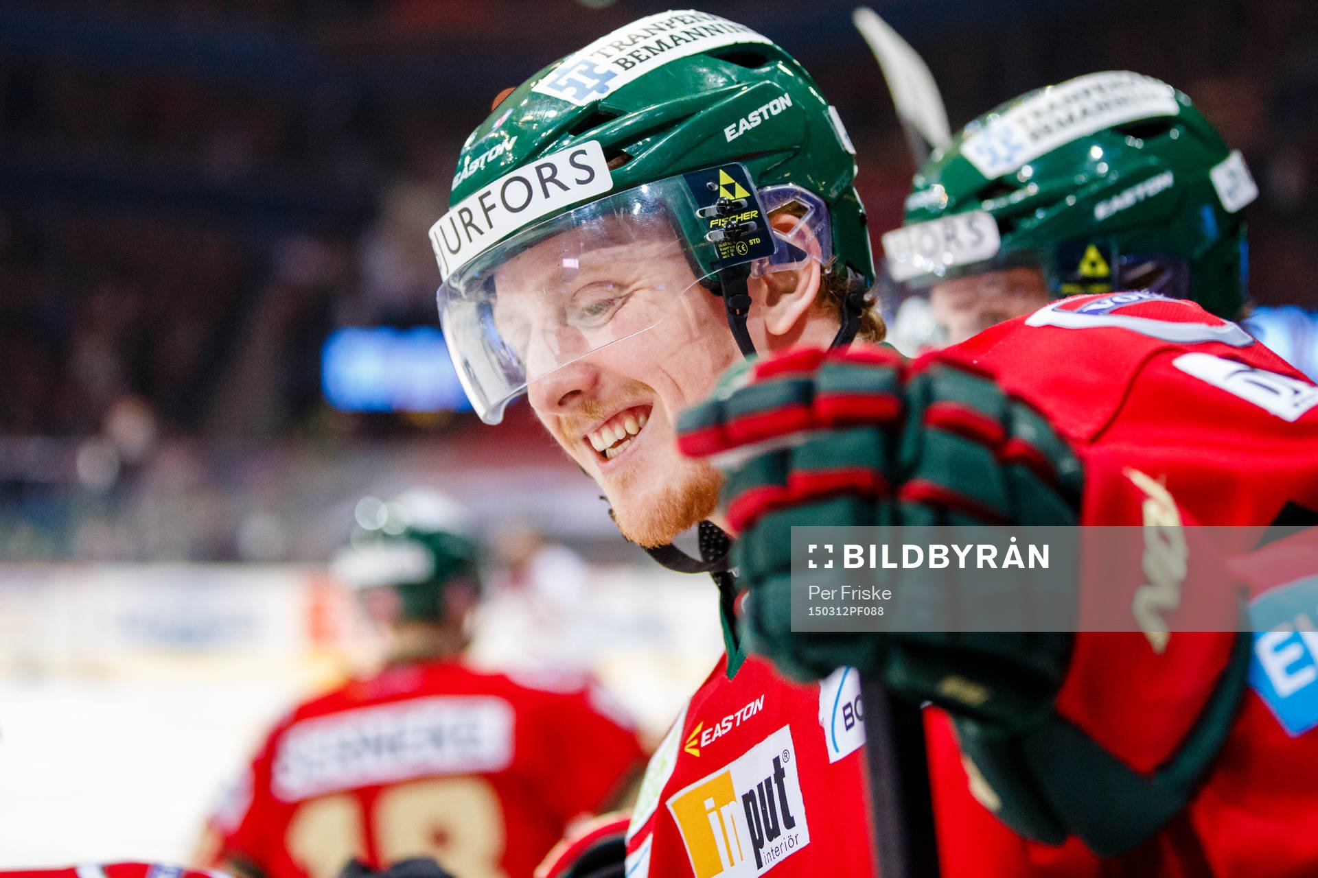 Frölundas Pontus Widerström jublar