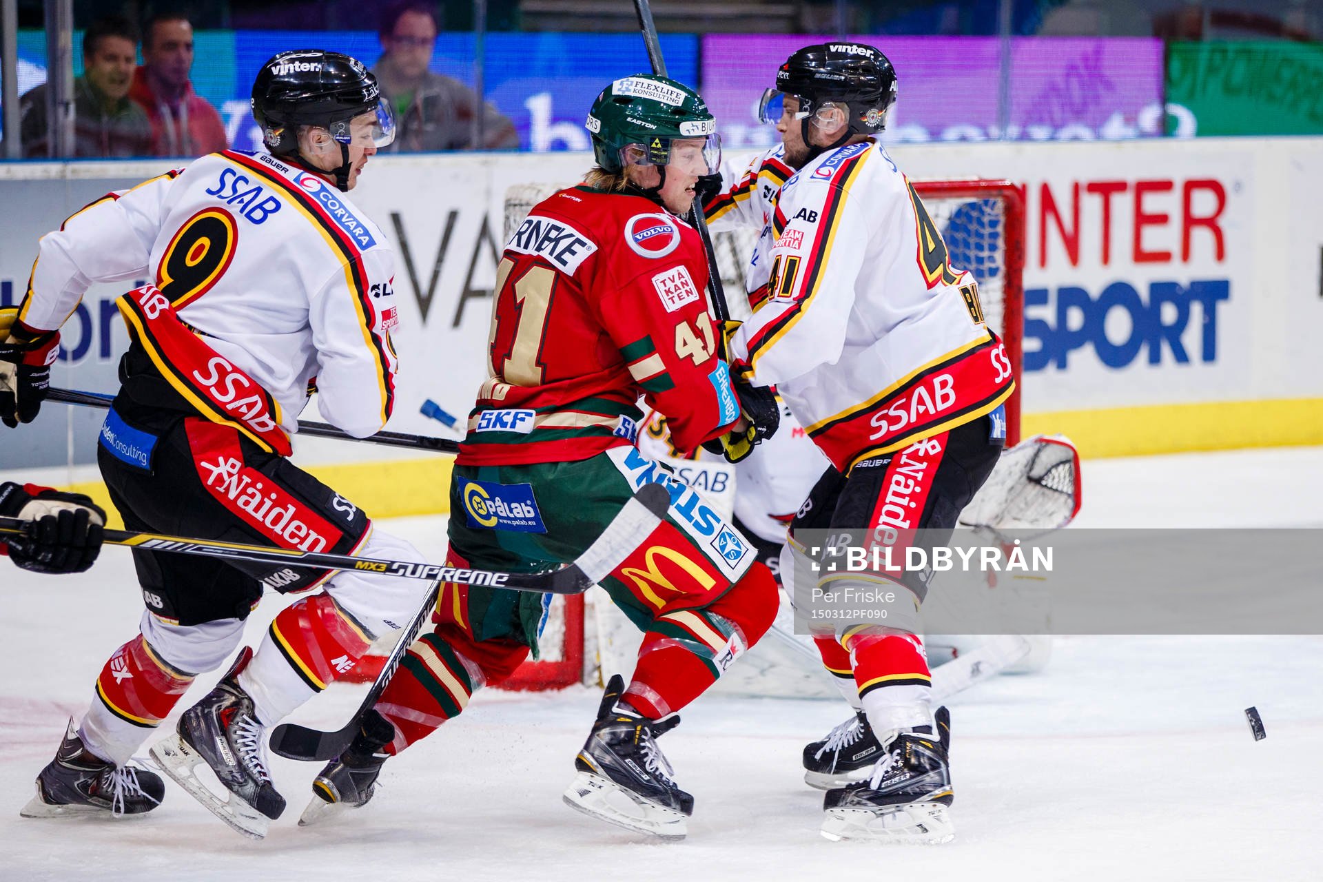 Luleås Johan Forsberg och Chad Billins