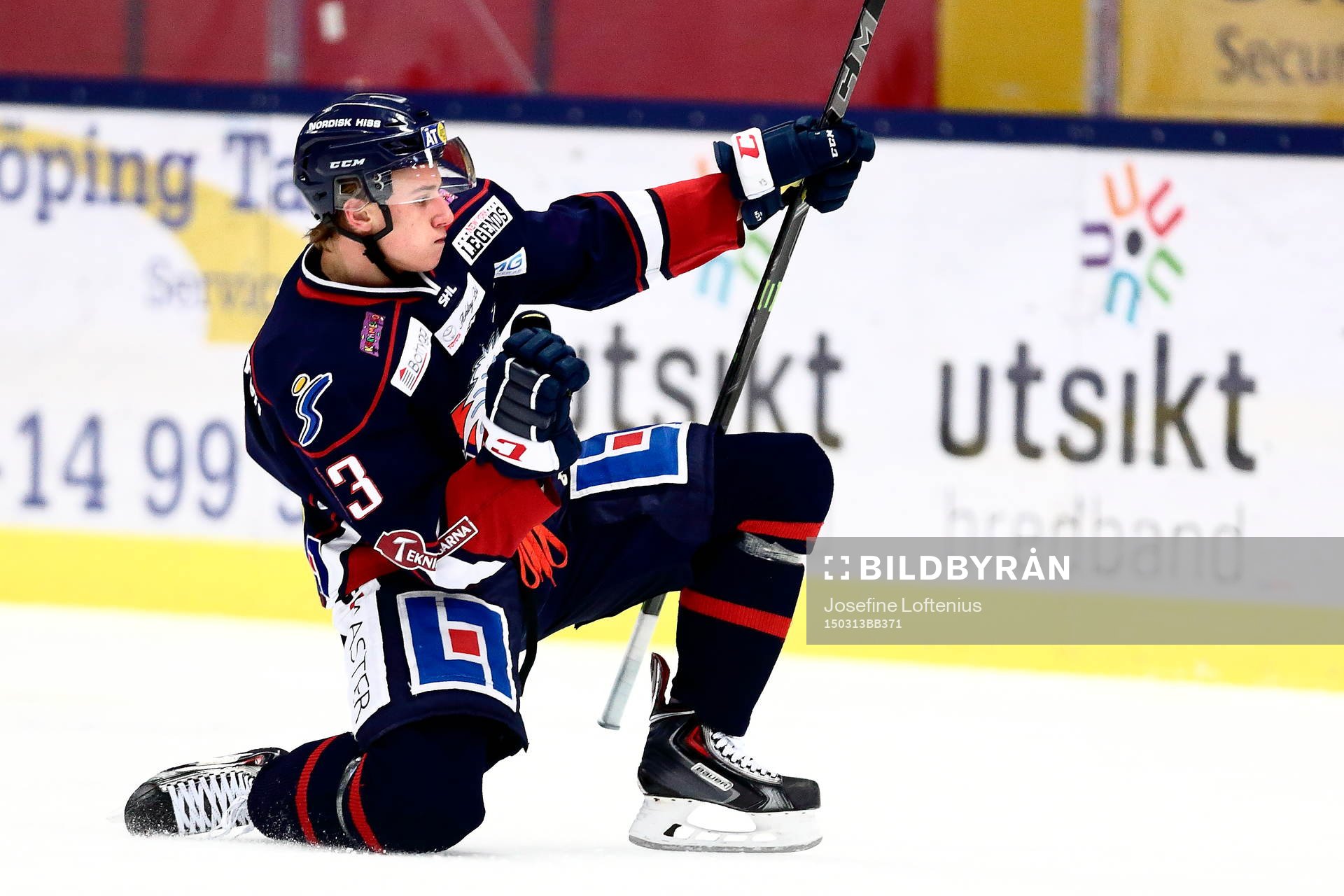 Linköpings Jakub Vrana jublar