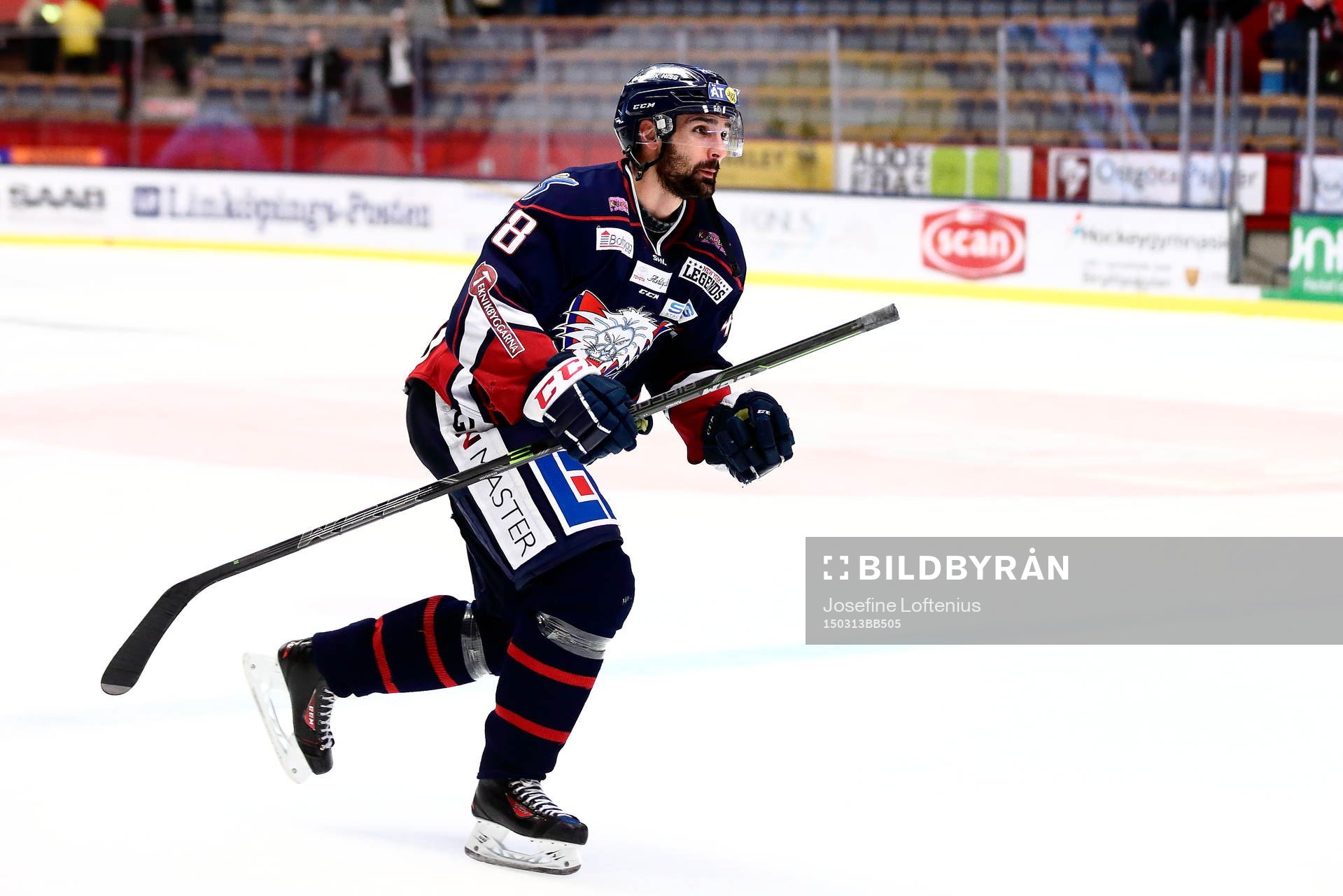 Linköpings Daniel Rahimi strax