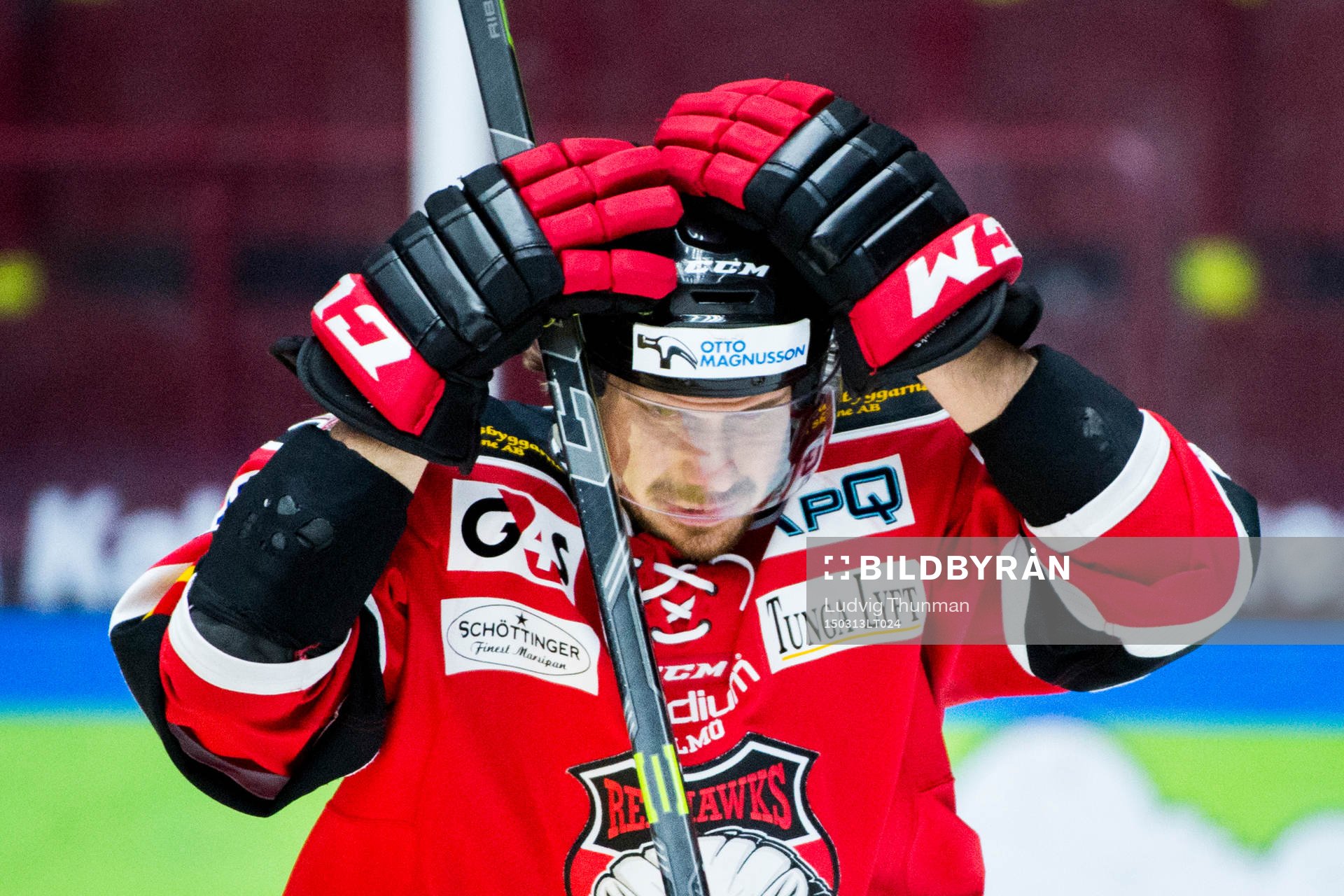 Malmö Redhawks Mattias Persson deppar