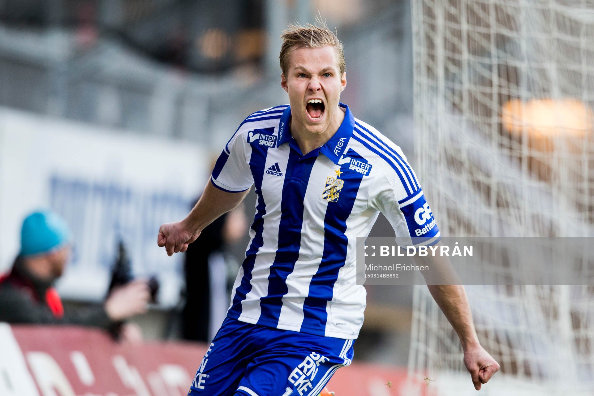 IFK Göteborgs Gustav Engvall jublar