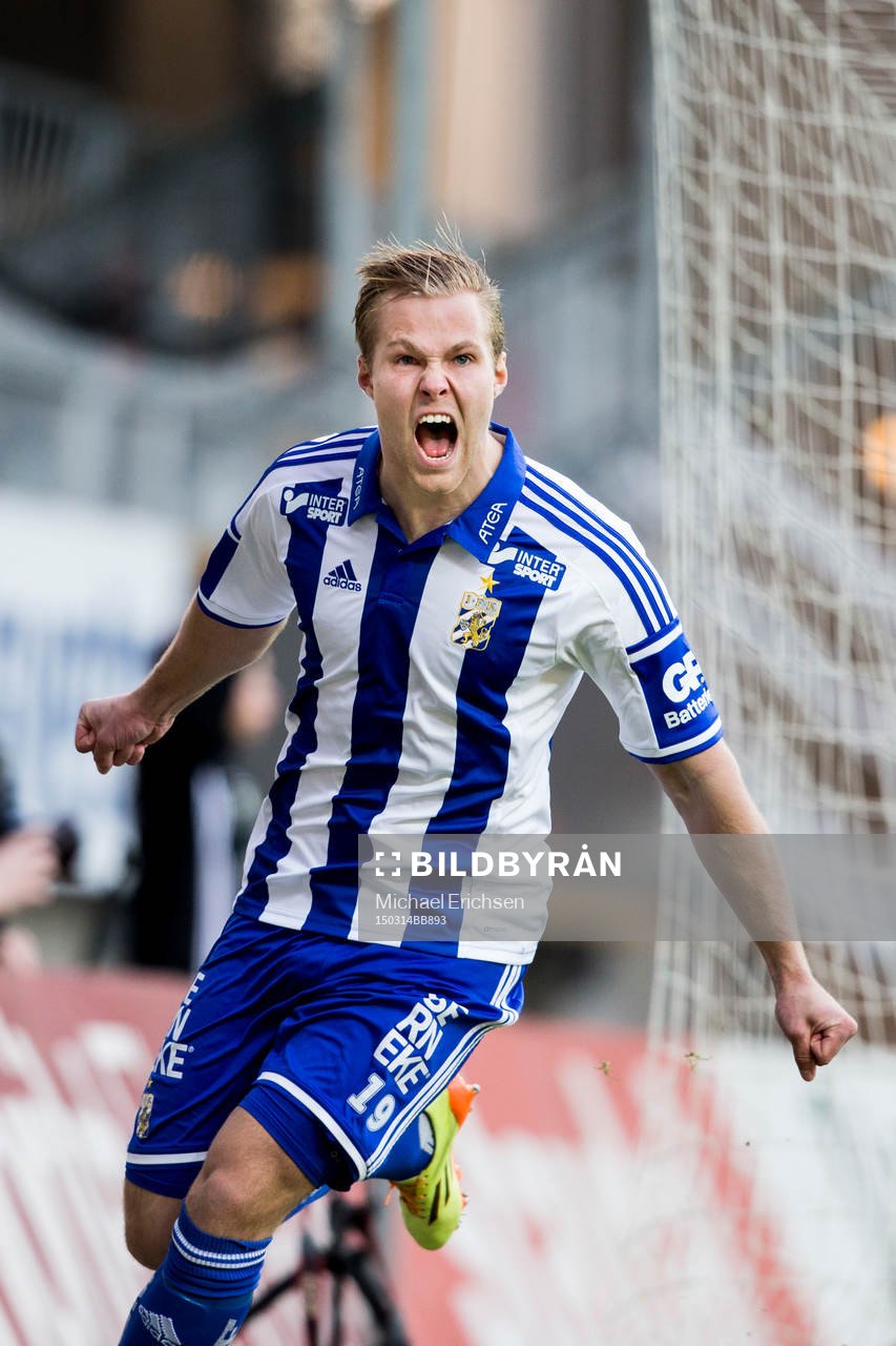 IFK Göteborgs Gustav Engvall jublar