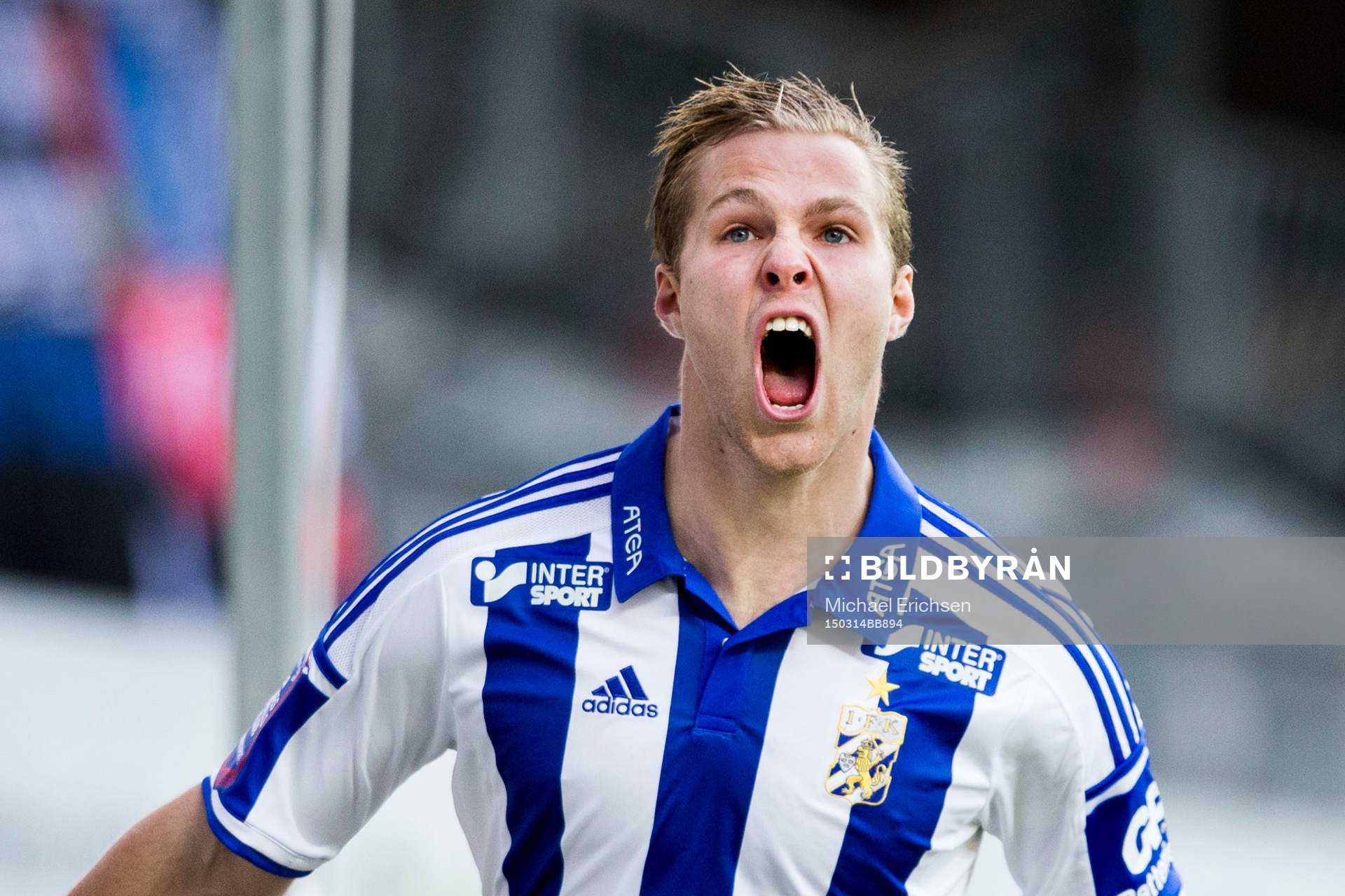 IFK Göteborgs Gustav Engvall jublar