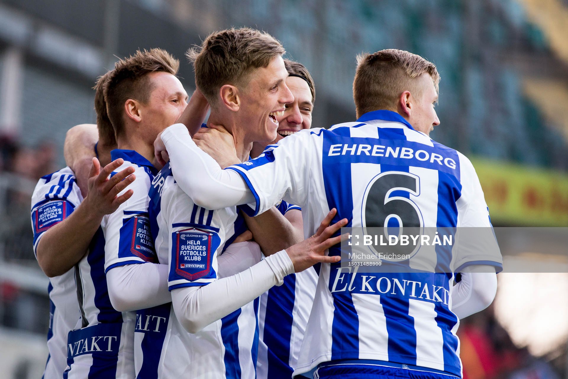 IFK Göteborgs spelare jublar