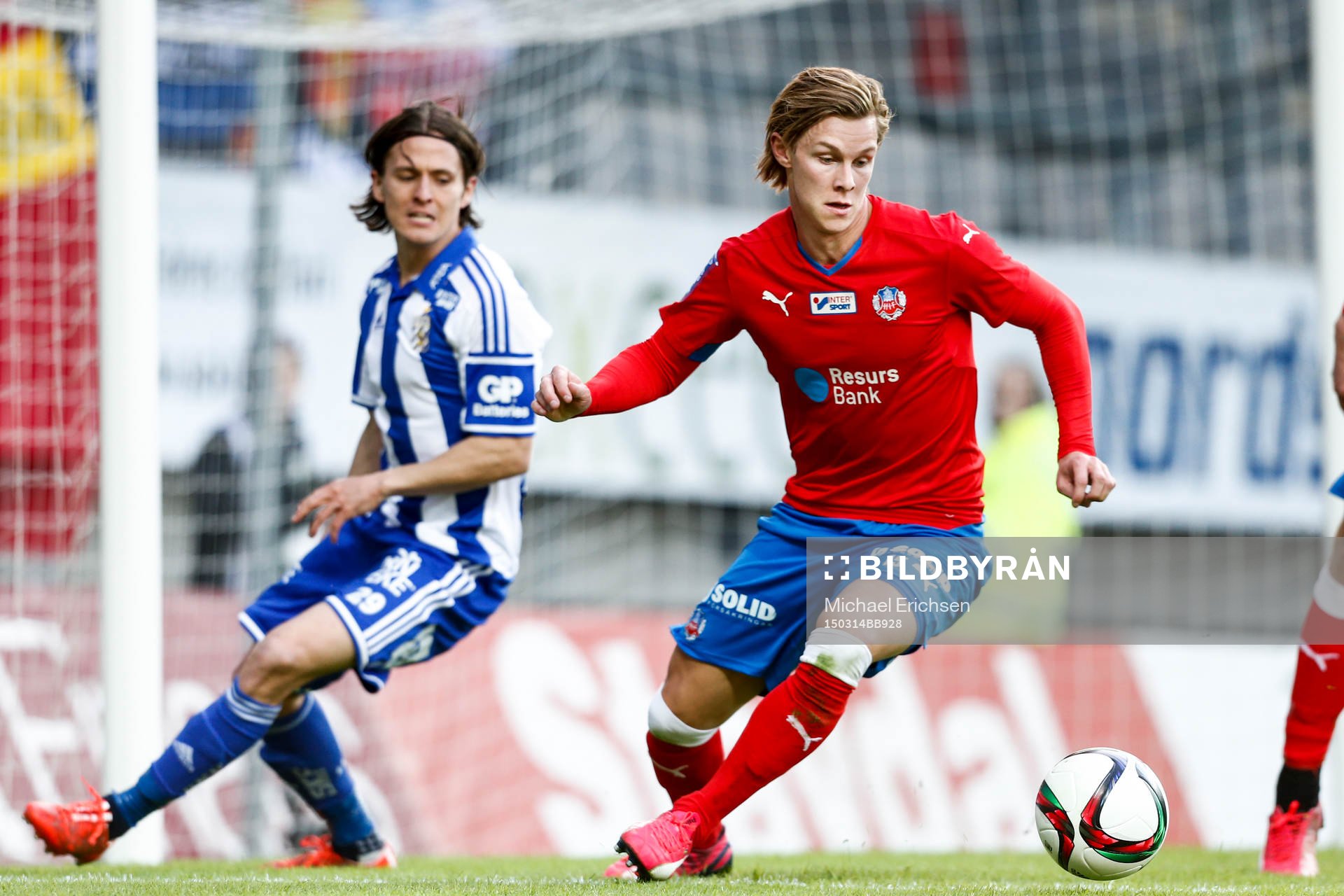 Helsingborgs Emil Krafth och IFK Göteborgs Lasse Vibe