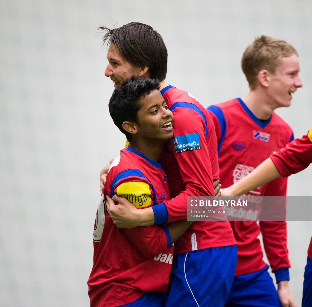 Örgrytes Rashid Mohamed har gjort 1-0 i första
