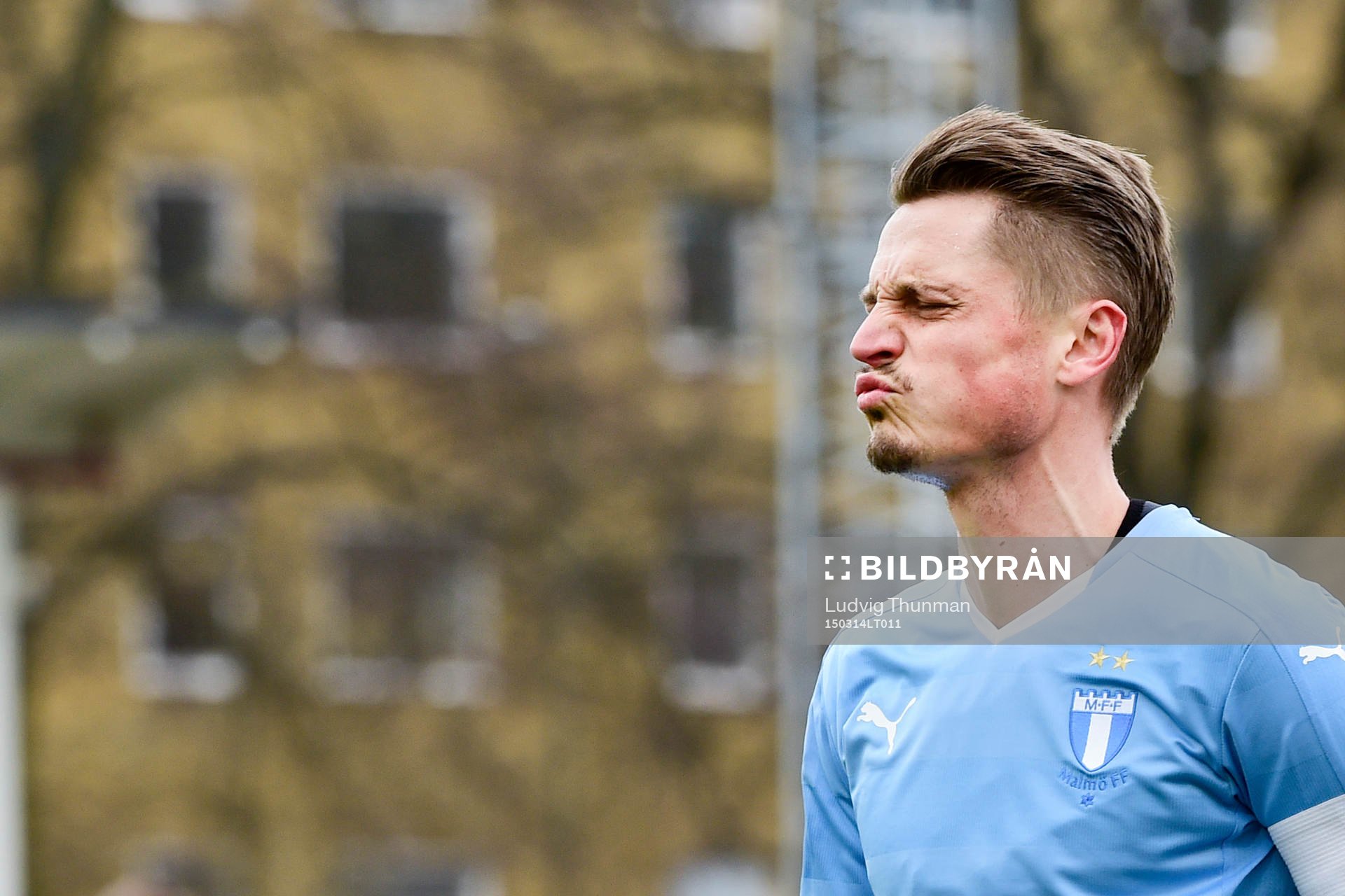 Malmö FFs Markus Rosenberg deppar