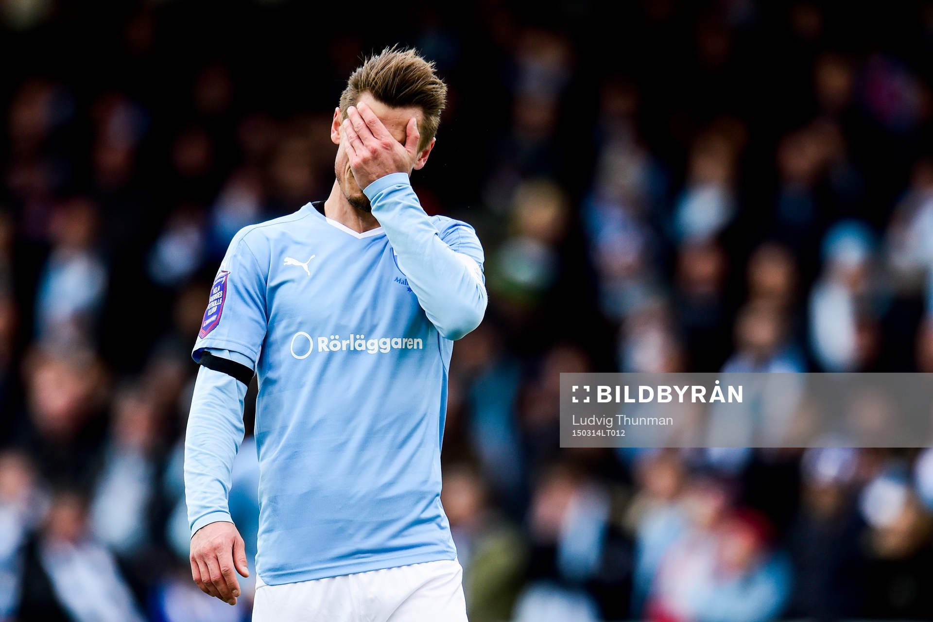 Malmö FFs Markus Rosenberg deppar