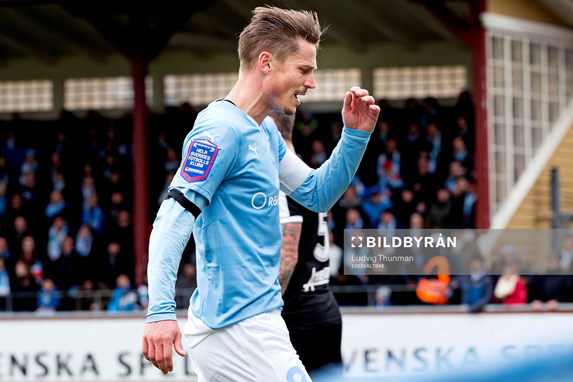 Malmö FFs Markus Rosenberg deppar