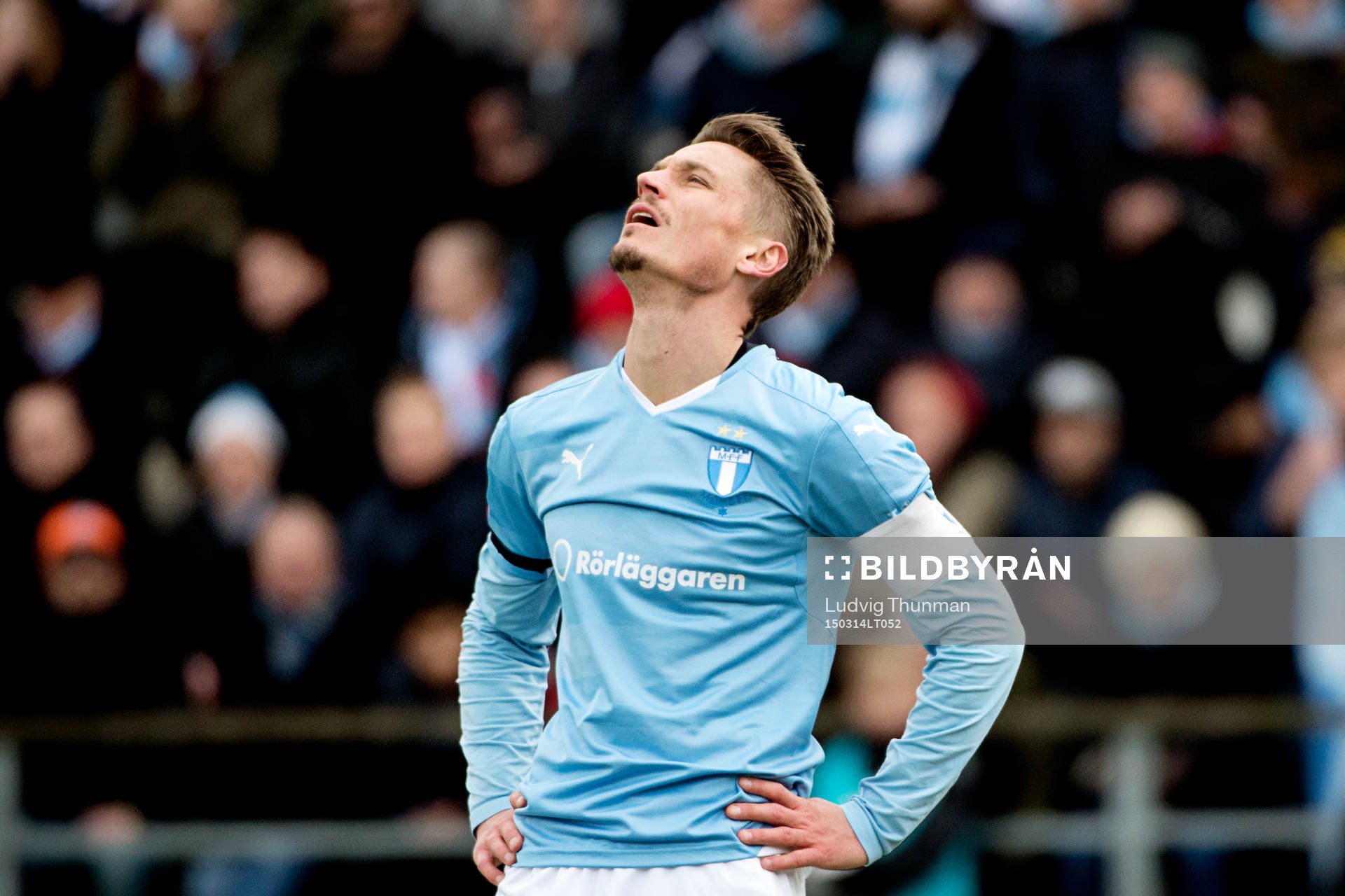 Malmö FFs Markus Rosenberg deppar