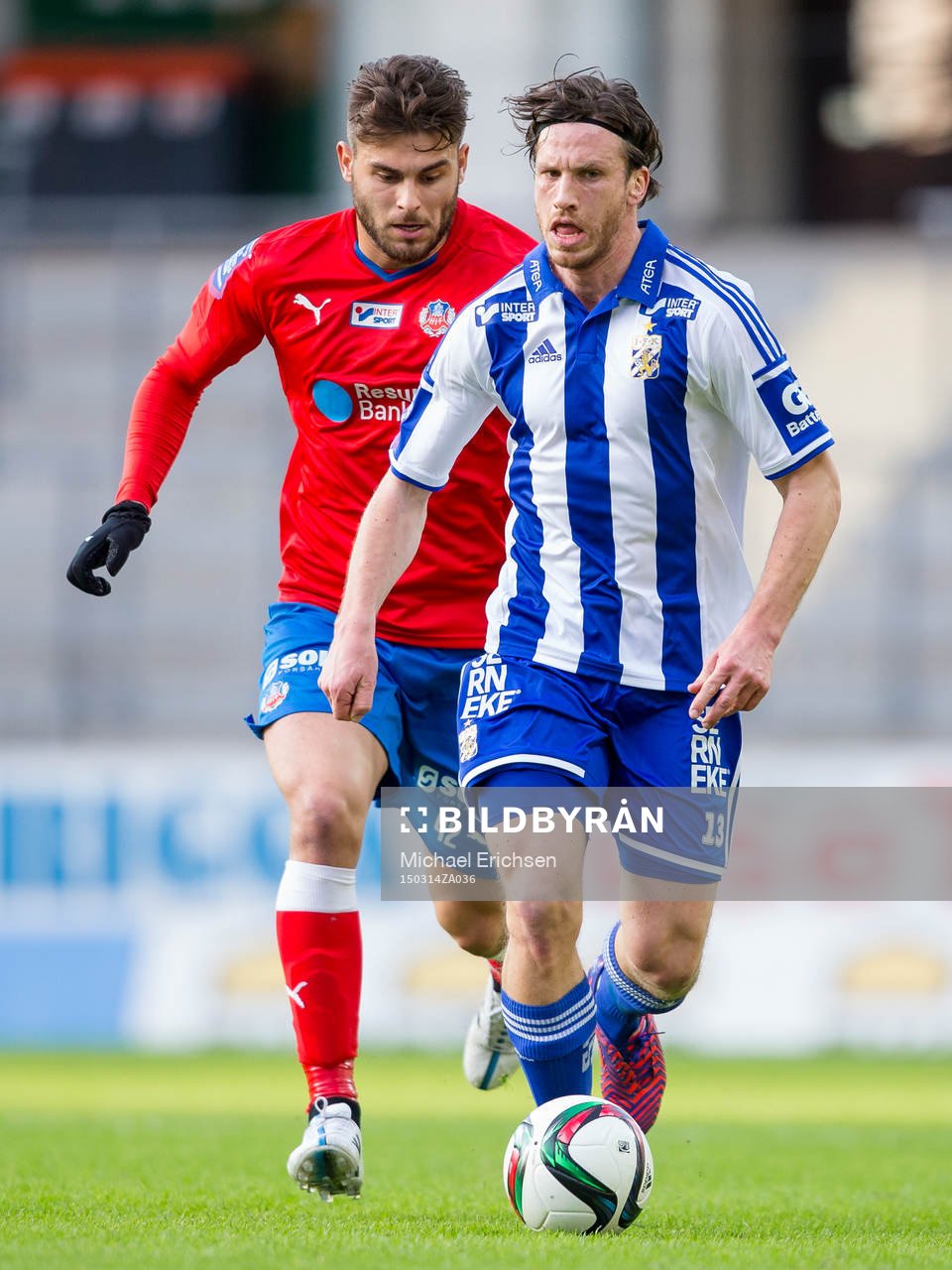 IFK Göteborgs Gustav Svensson före Helsingborgs Astrit