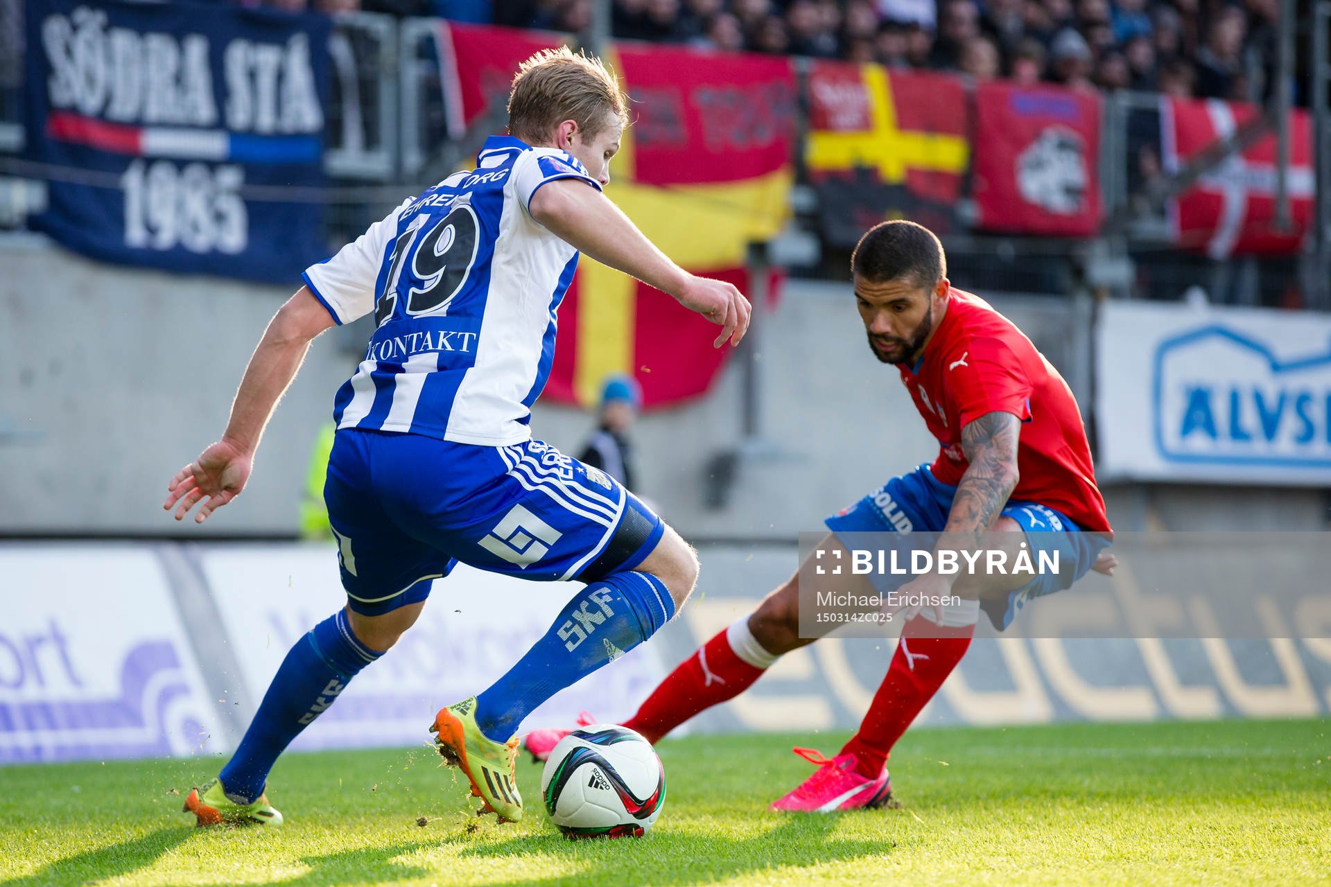 IFK Göteborgs Gustav Engvall mot Helsingborgs Victor