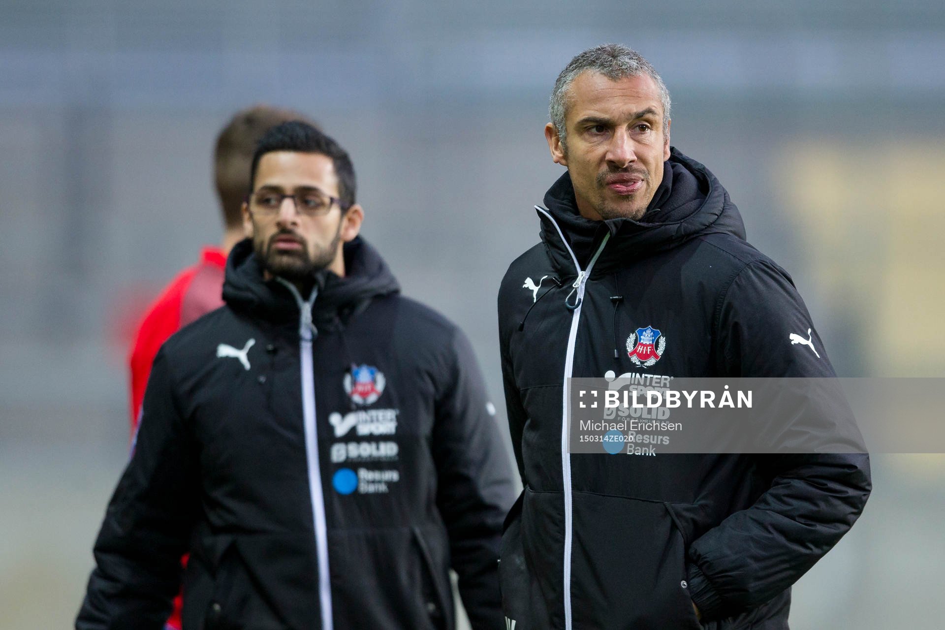 Helsingborgs tränare Henrik Larsson deppig