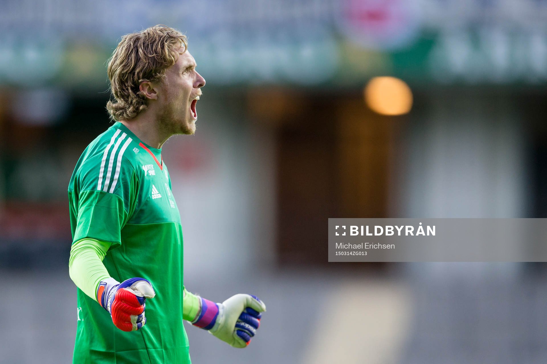 IFK Göteborgs målvakt Marcus Sandberg jublar