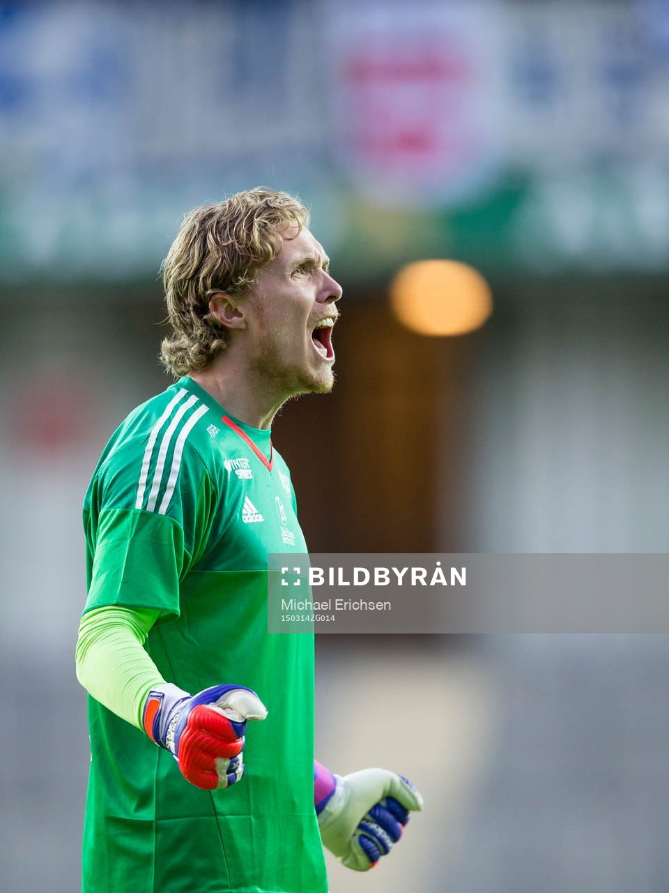 IFK Göteborgs målvakt Marcus Sandberg jublar