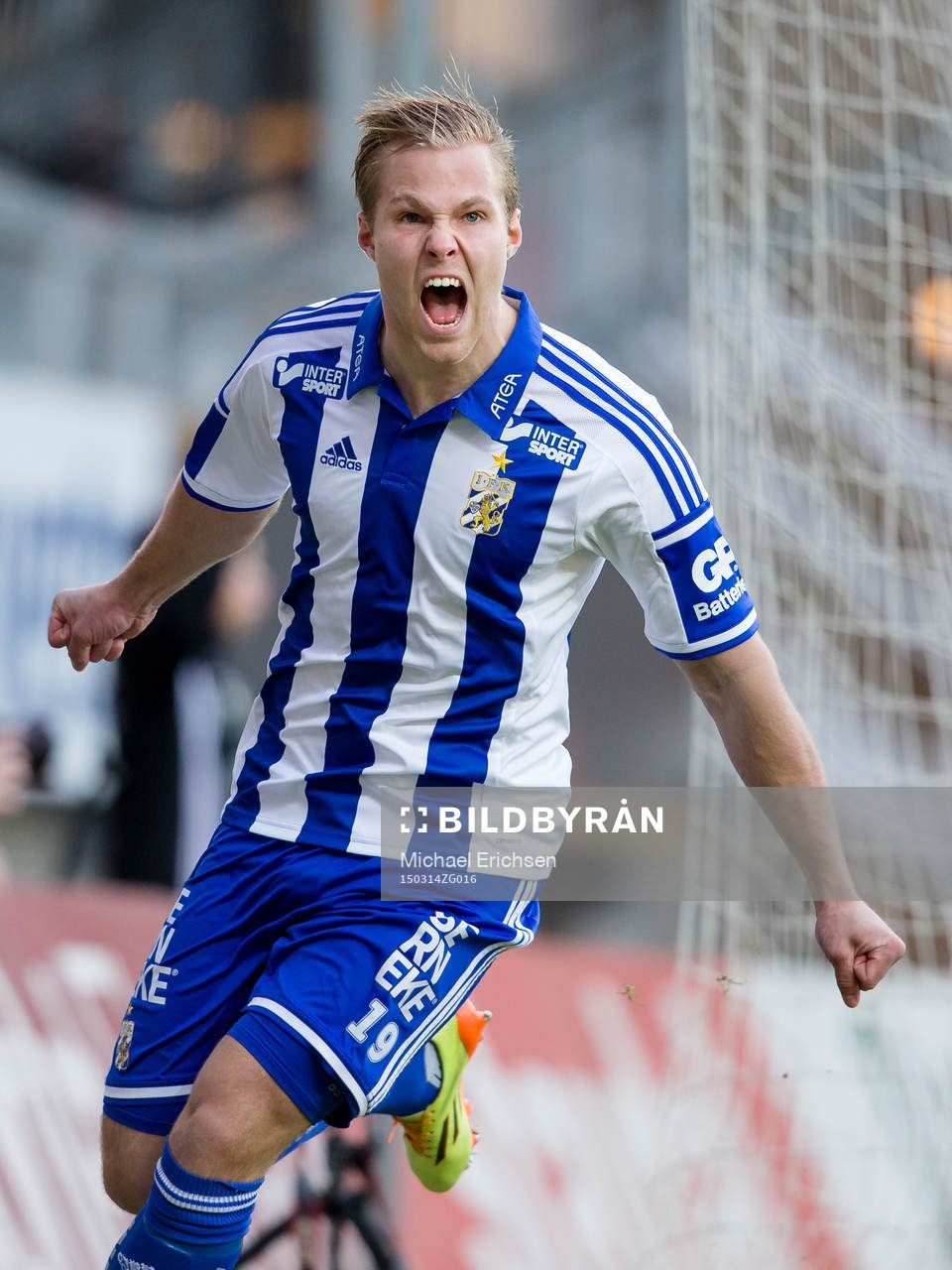 IFK Göteborgs Gustav Engvall jublar