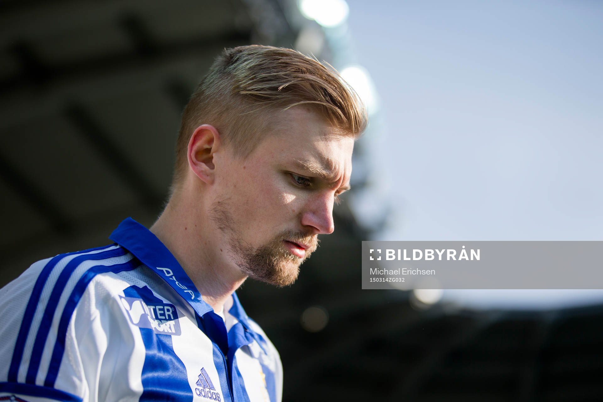 IFK Göteborgs Sebastian Eriksson på väg in till