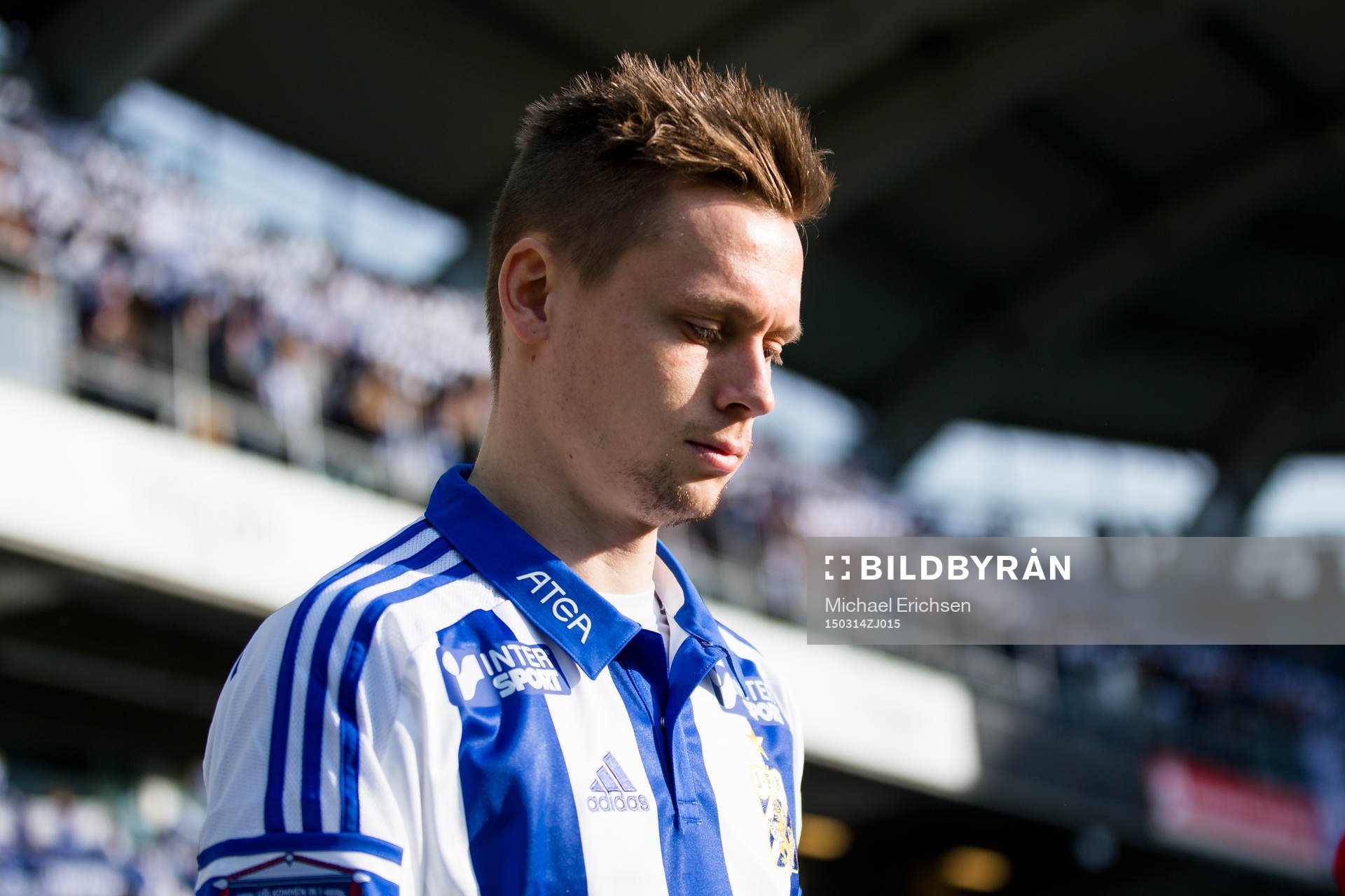 IFK Göteborgs Jakob Ankersen på väg in till