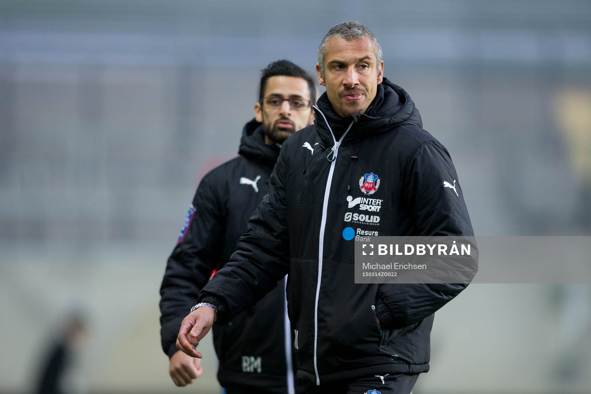 Helsingborgs tränare Henrik Larsson deppig