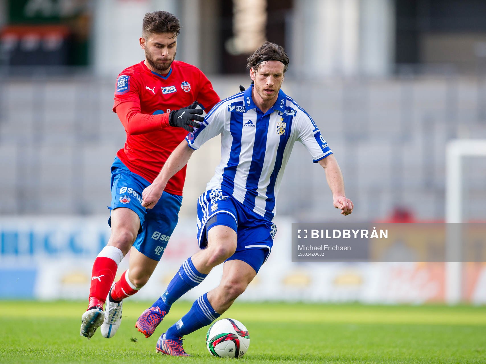 IFK Göteborgs Gustav Svensson före Helsingborgs Astrit